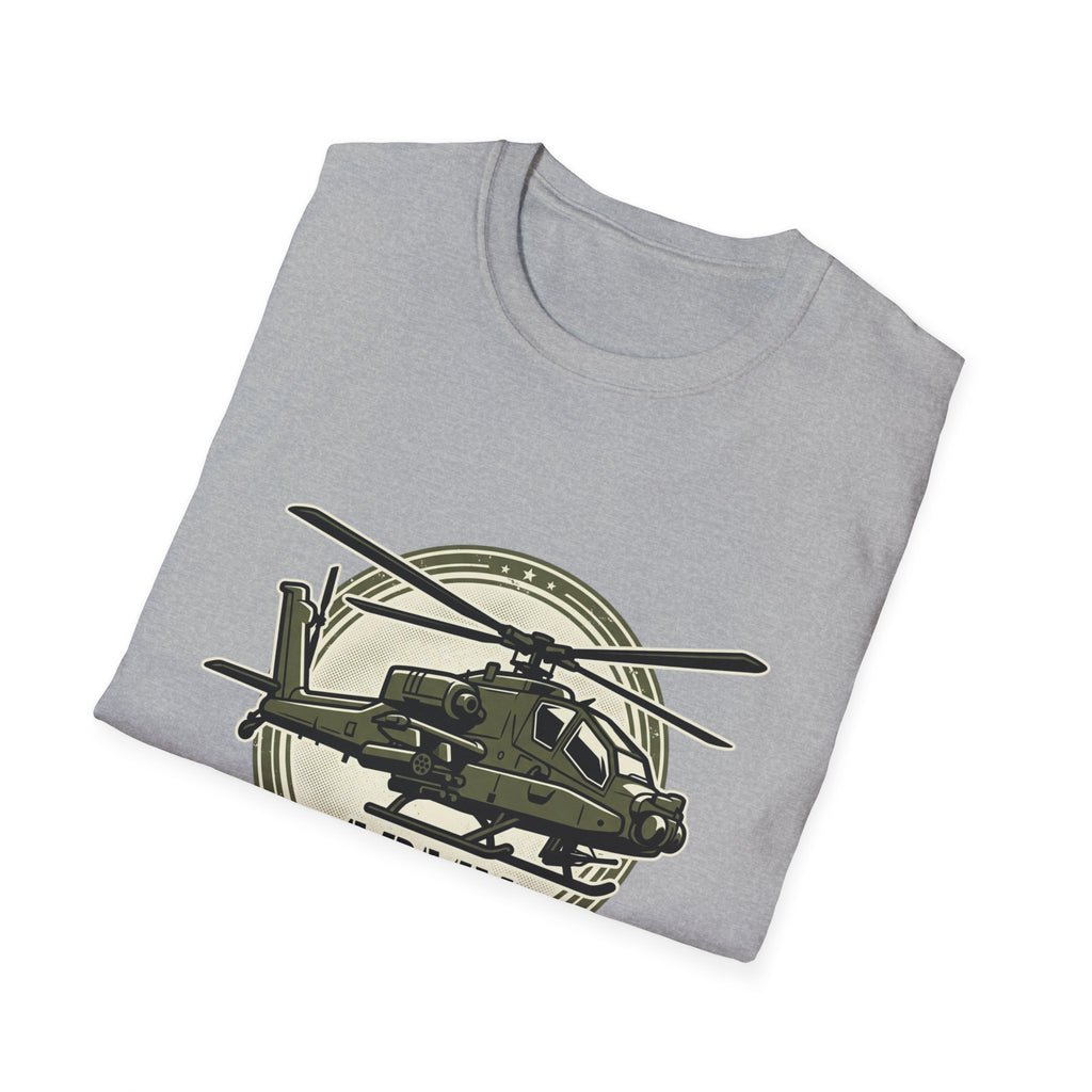 Army Helicopter T‑Shirt — Military Aviation Badge Tee