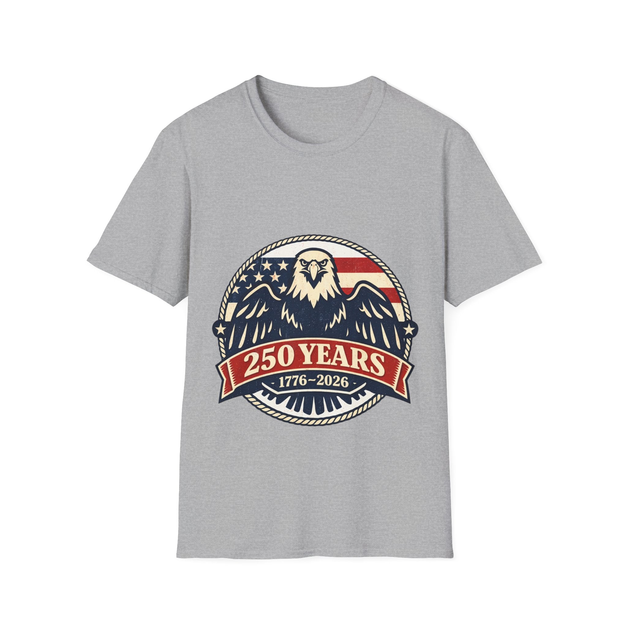 250 Years Eagle T-Shirt – 1776–2026 American Anniversary Patriotic Tee