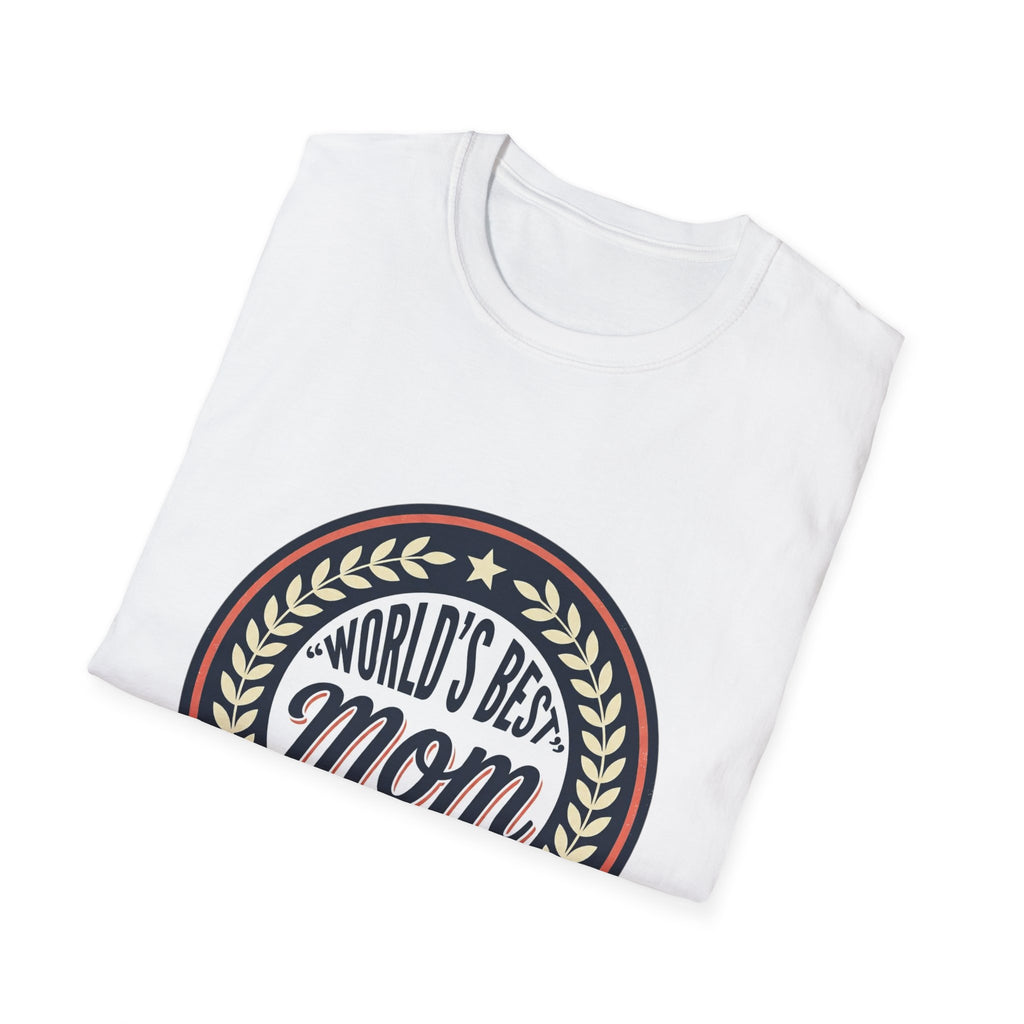 World's Best Mom T-Shirt – Vintage Badge Mother's Day Tee