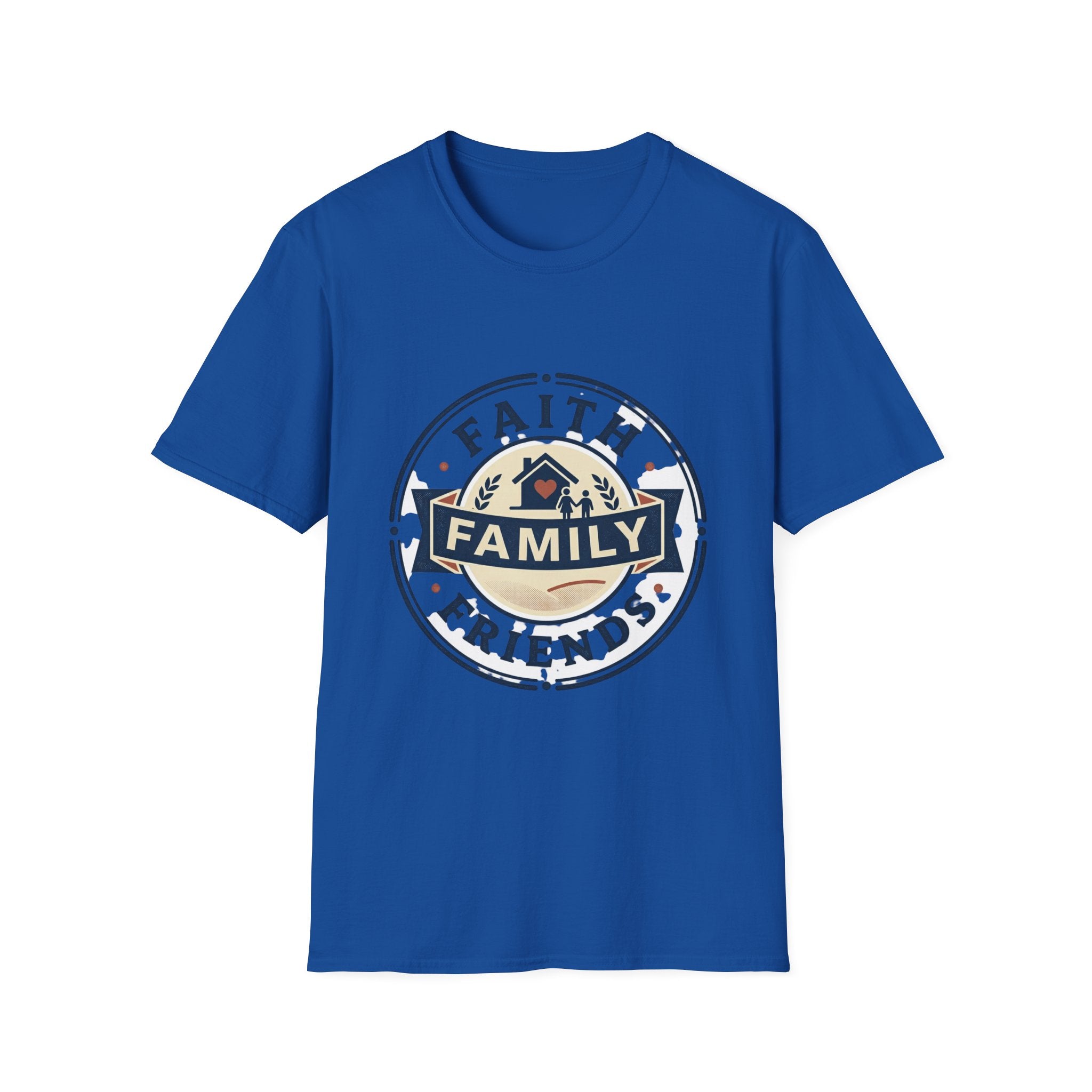 Faith, Family & Friends T-Shirt — Inspirational Christian Family Tee