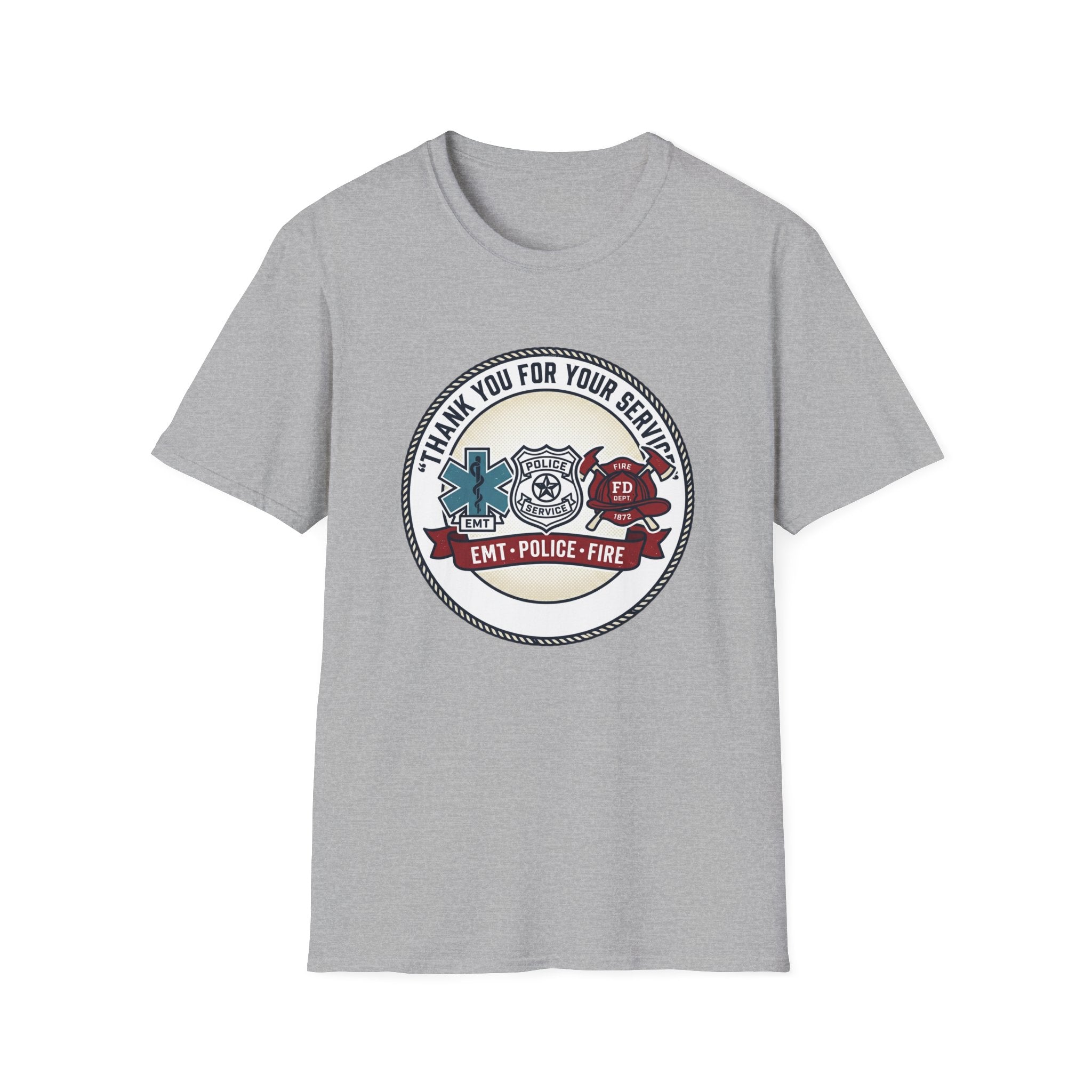 EMT • Police • Fire 'Thank You For Your Service' T-Shirt
