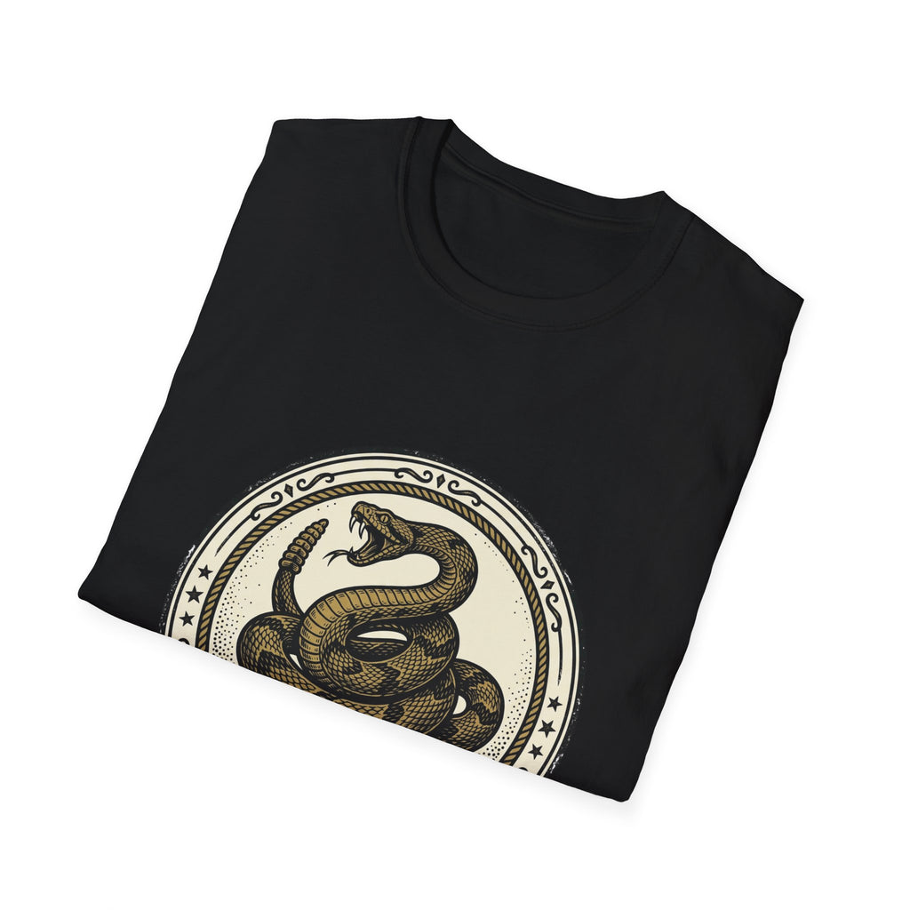 Don't Tread On Me Snake T-Shirt — Gadsden Flag Vintage Patriotic Tee