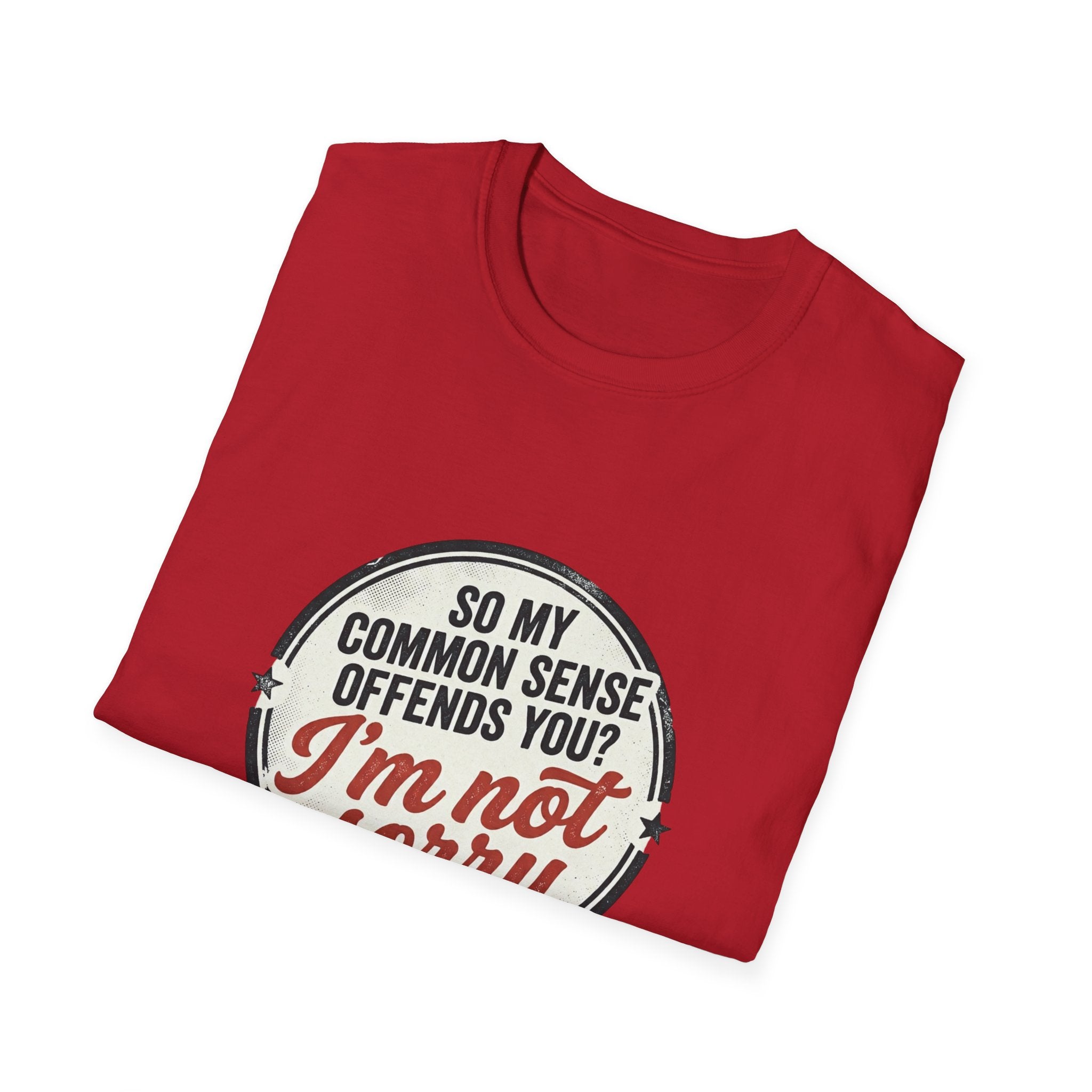 T-Shirt — "So My Common Sense Offends You? I'm Not Sorry" Funny Graphic Tee