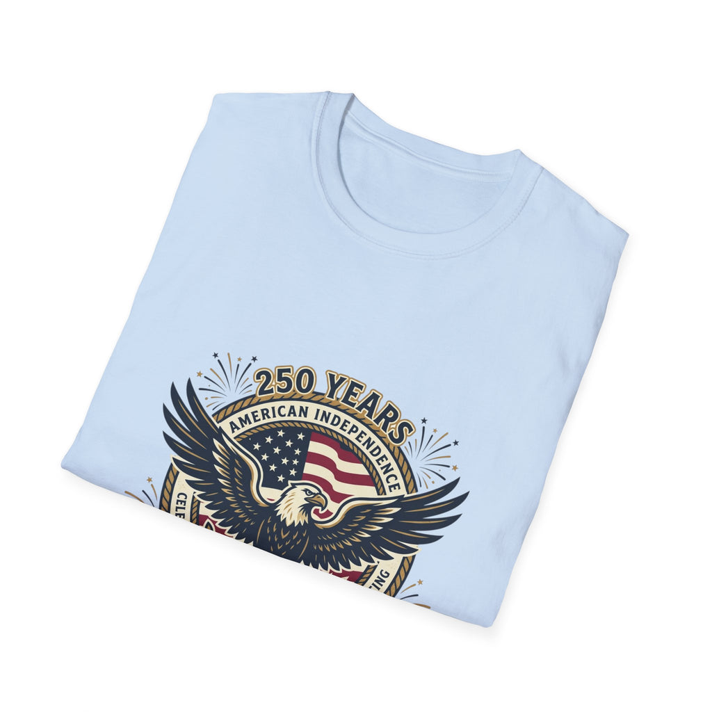 250 Years American Independence Eagle T-Shirt — Est. 1776–2026 Patriotic Tee