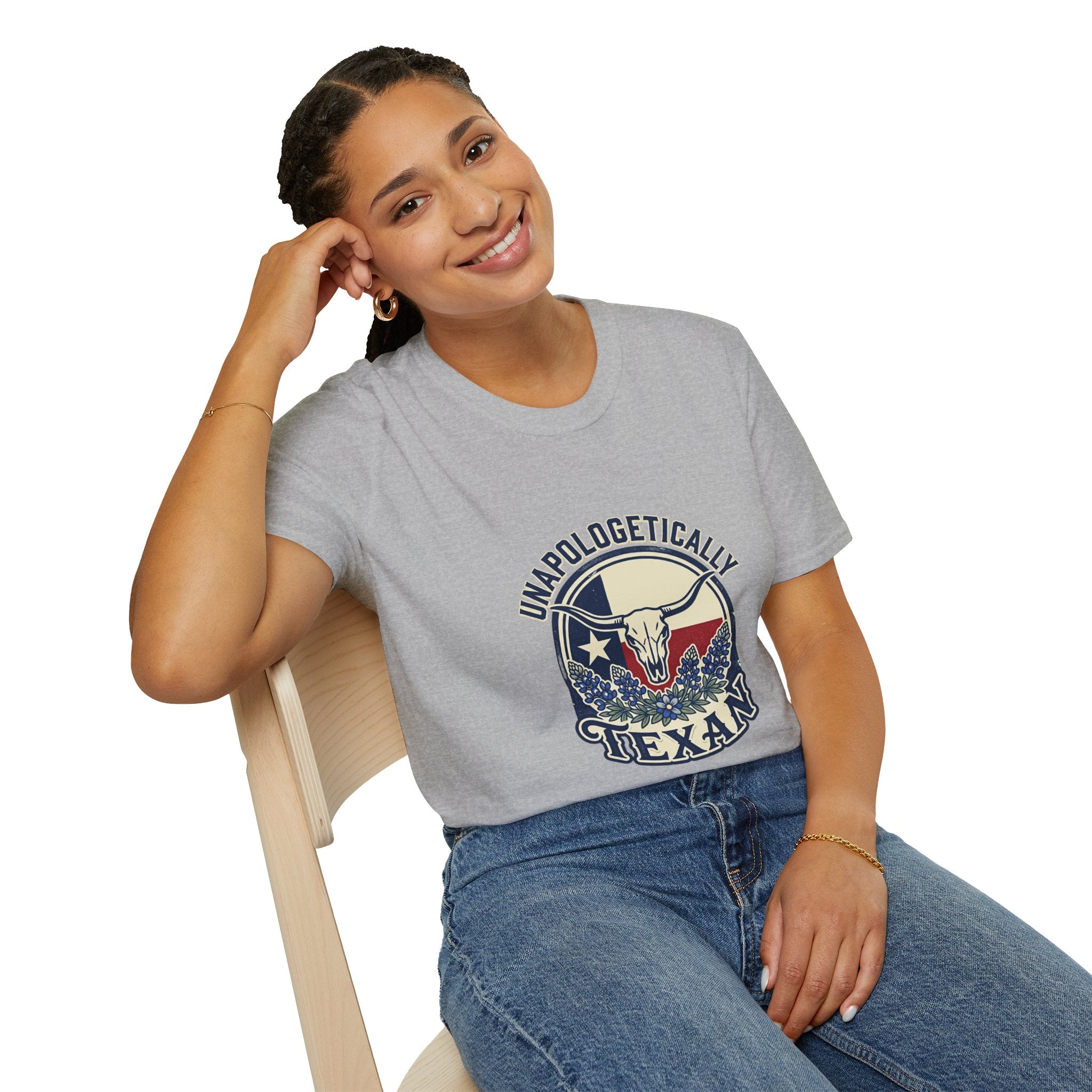 Unapologetically Texan T-Shirt — Retro Longhorn Texas Pride Tee