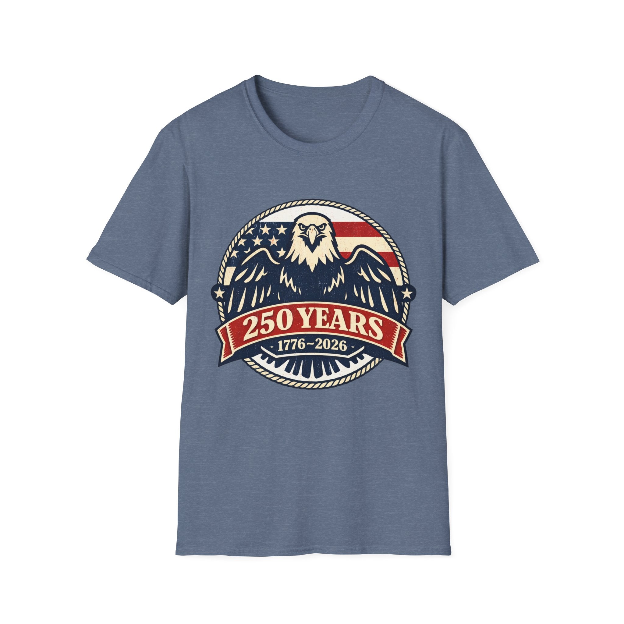 250 Years Eagle T-Shirt – 1776–2026 American Anniversary Patriotic Tee