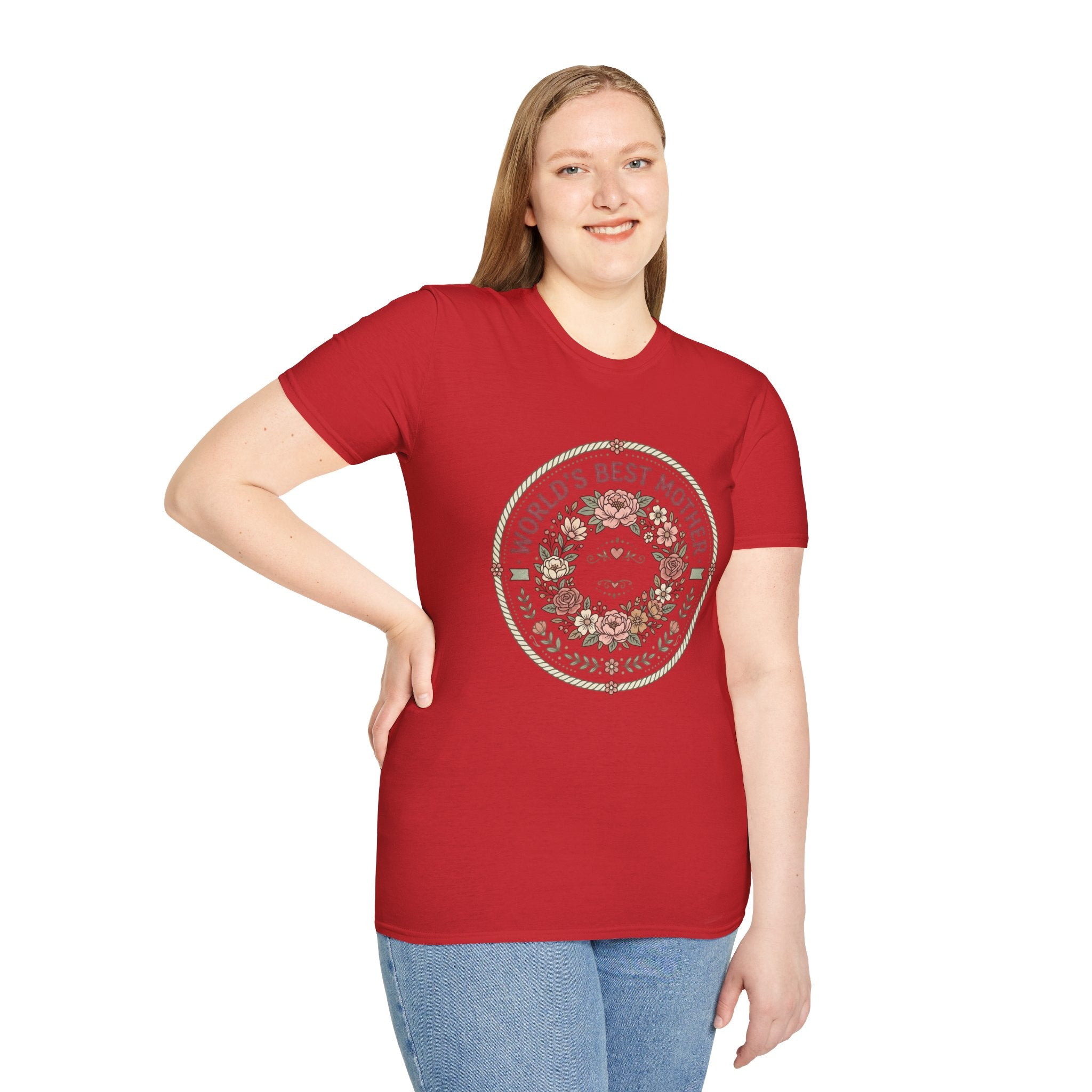 World's Best Mother Floral T-Shirt