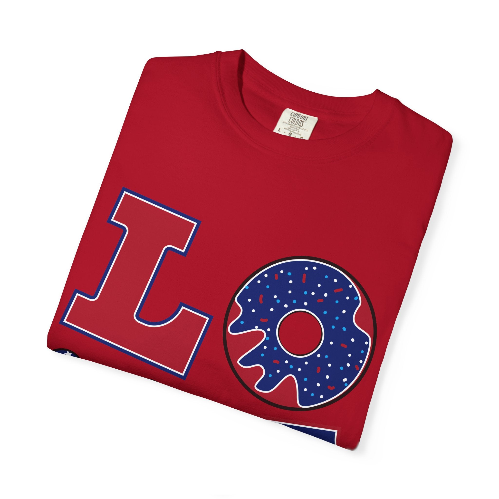 Patriotic 'LOVE' Graphic T-Shirt