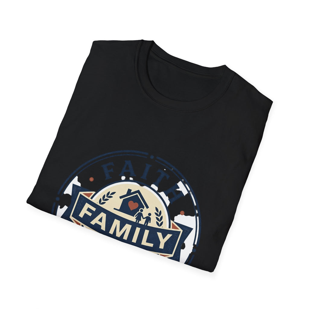 Faith, Family & Friends T-Shirt — Inspirational Christian Family Tee