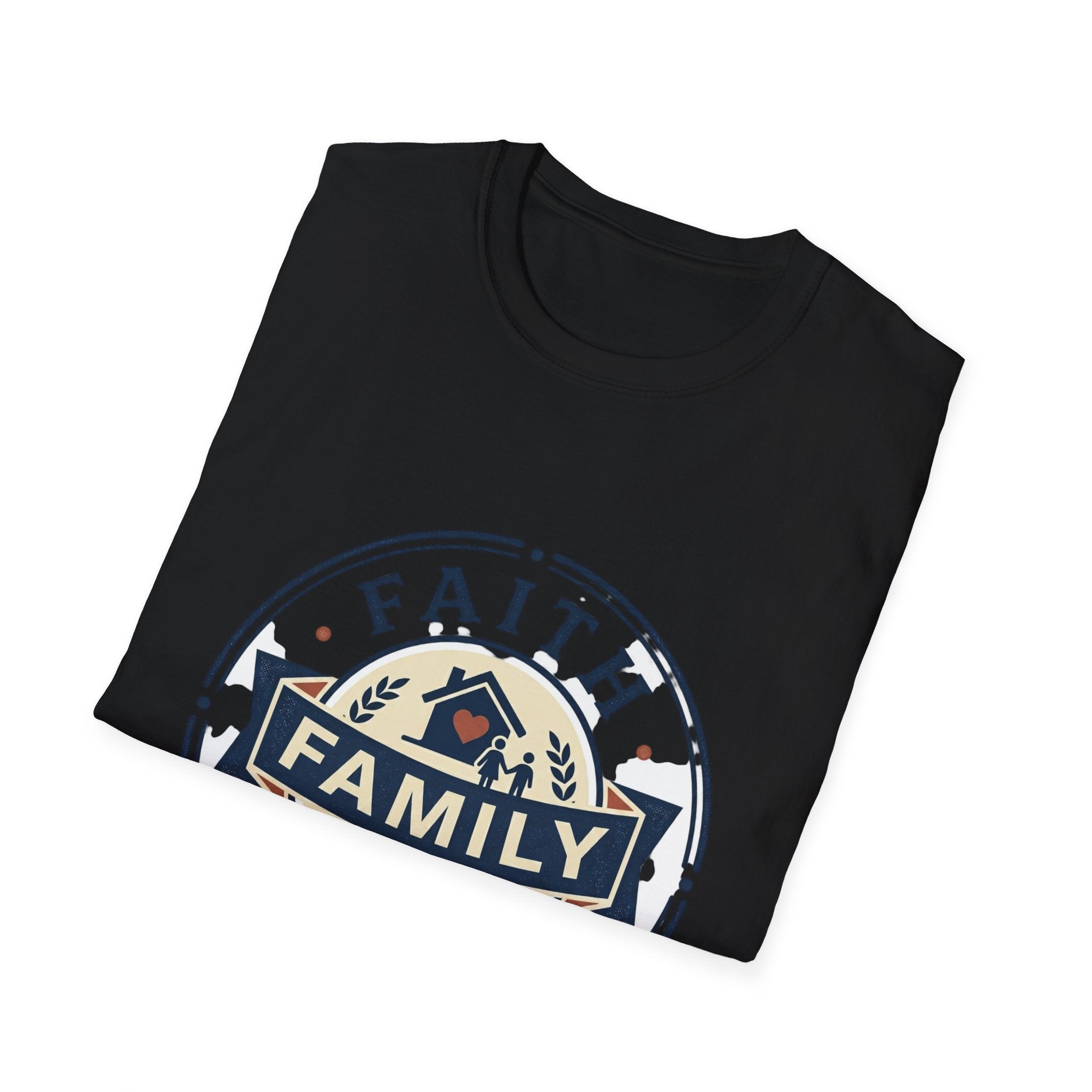 Faith, Family & Friends T-Shirt — Inspirational Christian Family Tee