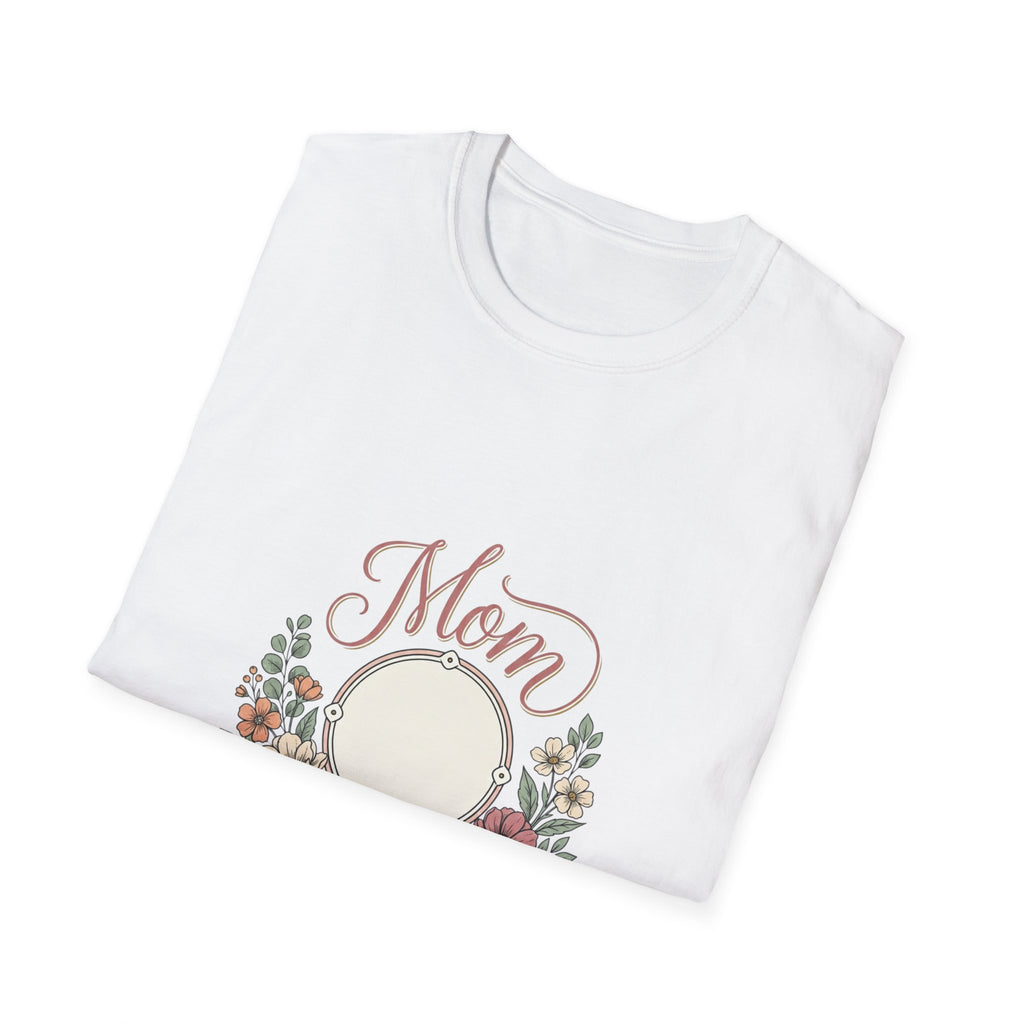 Mom Floral Photo Frame T-Shirt — Mother’s Day Keepsake Tee