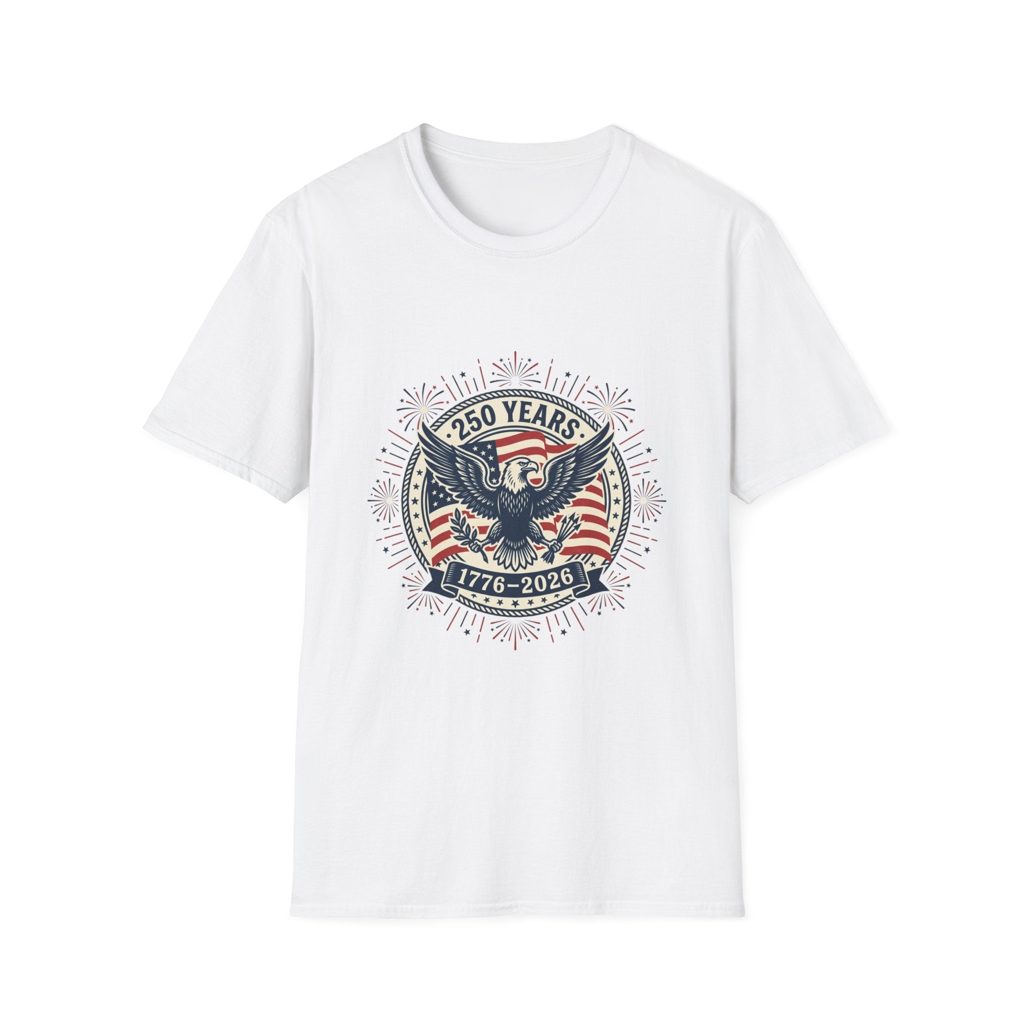 250 Years 1776–2026 Eagle T-Shirt — Patriotic American Independence Shirt