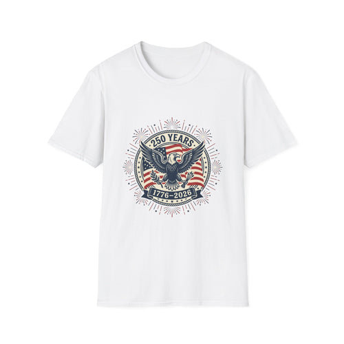 250 Years 1776–2026 Eagle T-Shirt — Patriotic American Independence Shirt