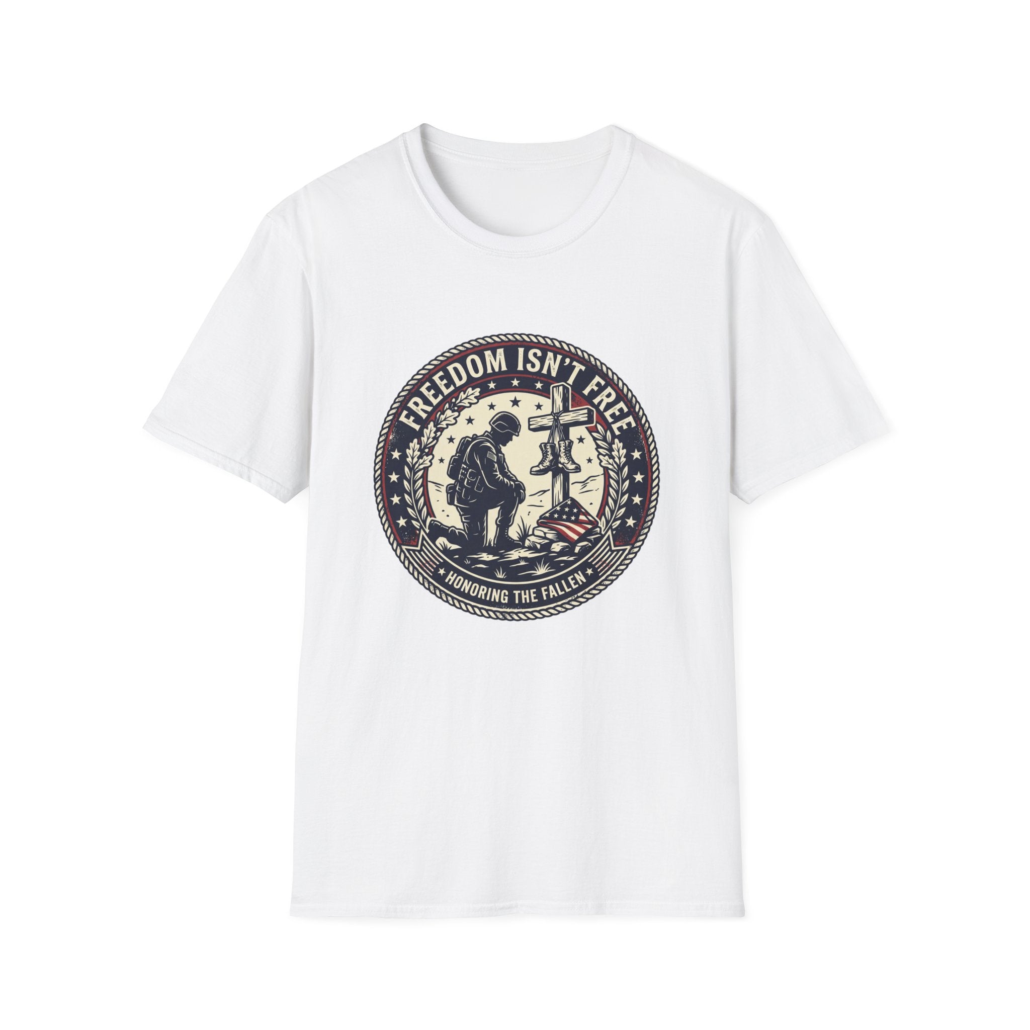 Freedom Isn't Free Memorial T-Shirt — Honoring the Fallen Military Tee
