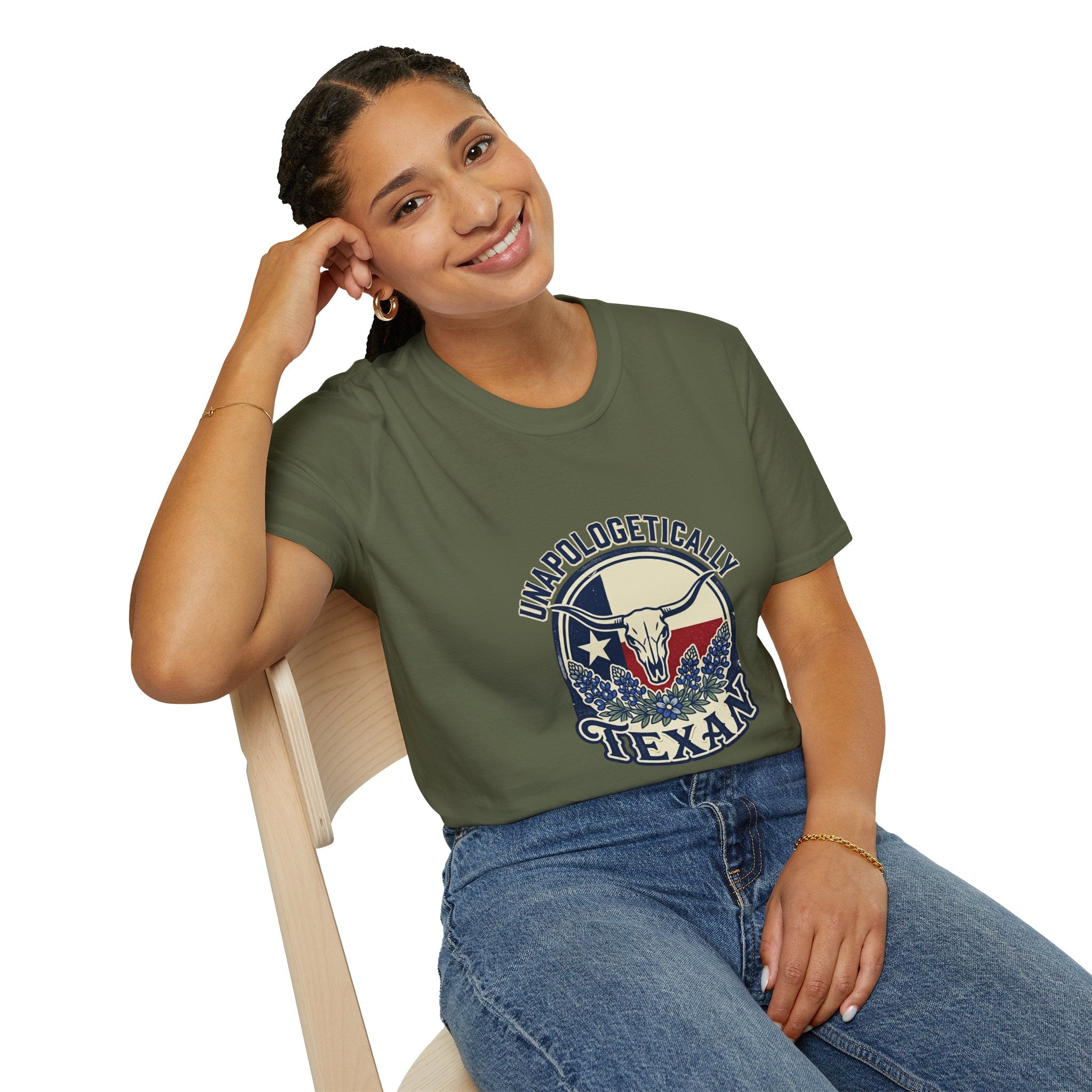 Unapologetically Texan T-Shirt — Retro Longhorn Texas Pride Tee