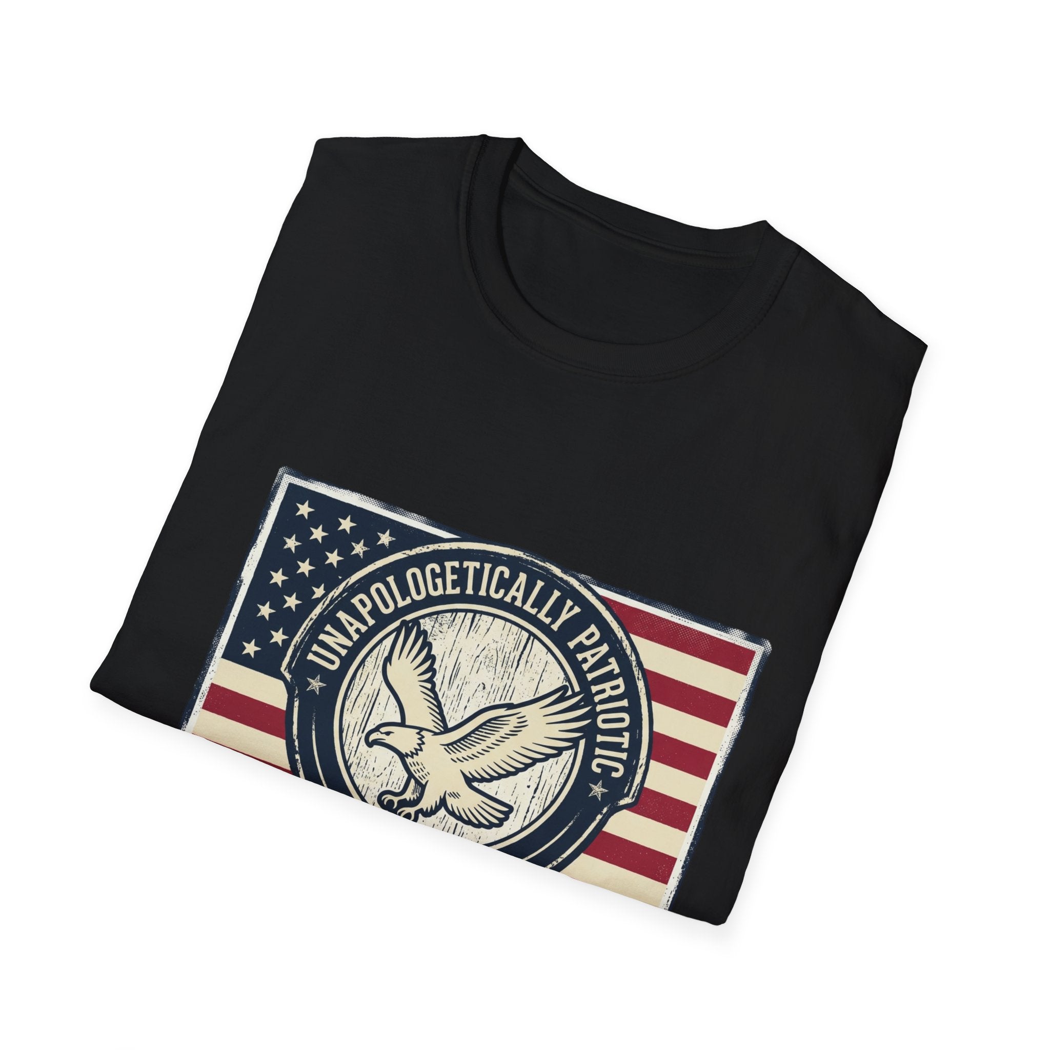 Patriotic Eagle T-Shirt — Unapologetically Patriotic American Flag Tee