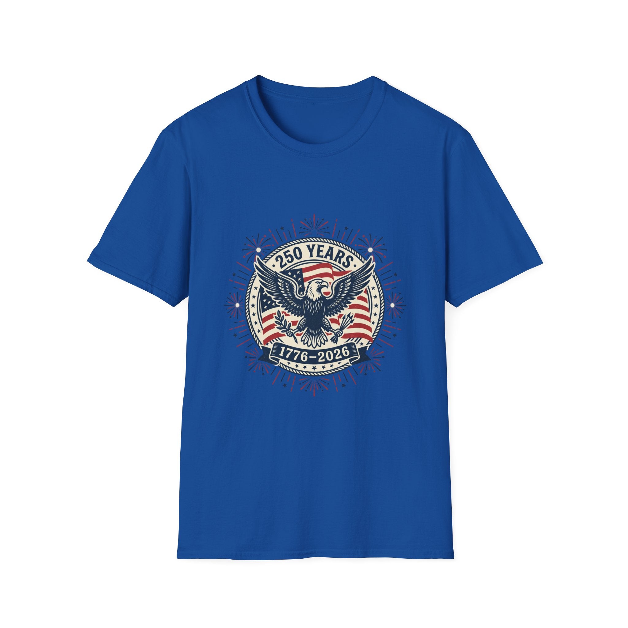 250 Years 1776–2026 Eagle T-Shirt — Patriotic American Independence Shirt