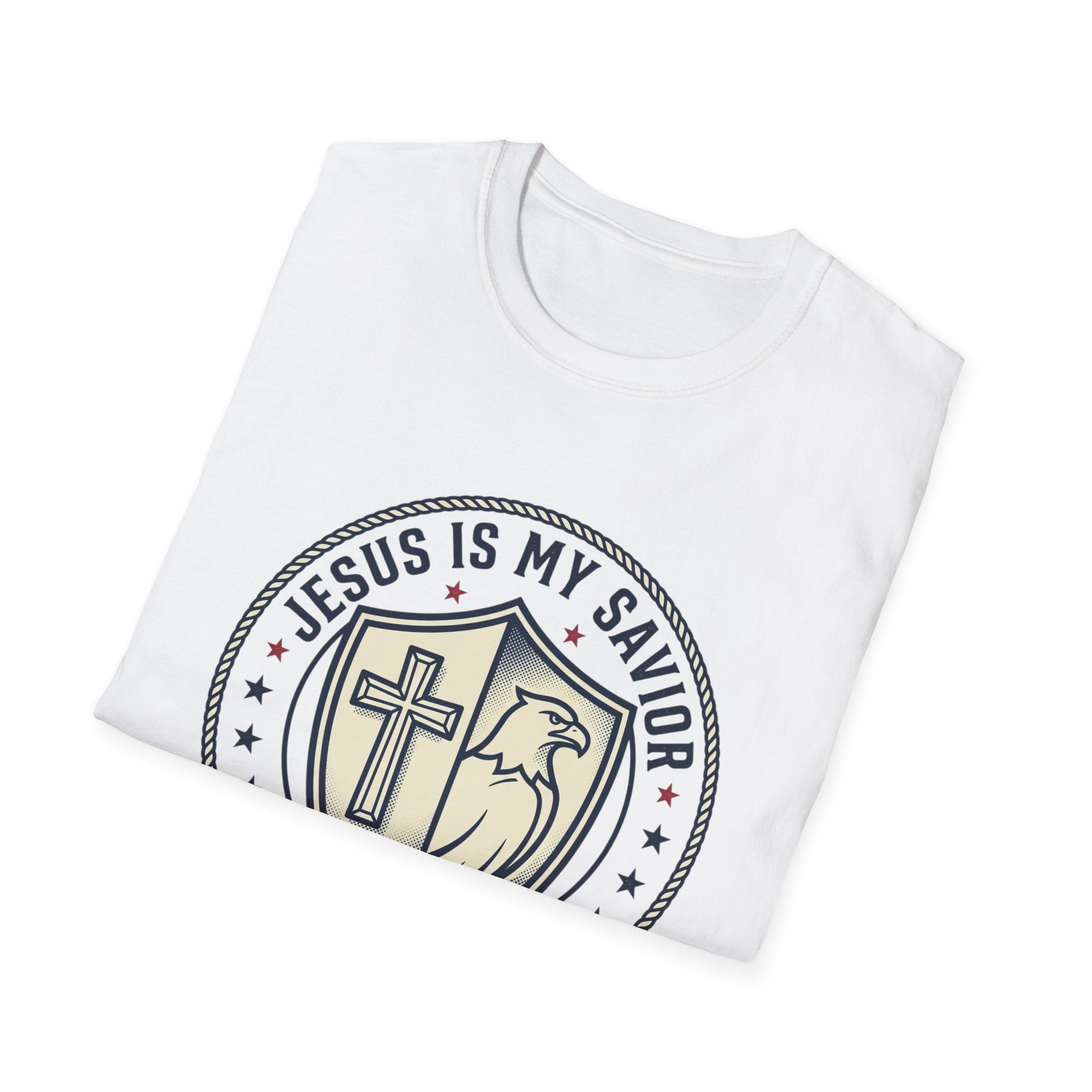 Christian Political T-Shirt — "Jesus Is My Savior, Trump Is My President"