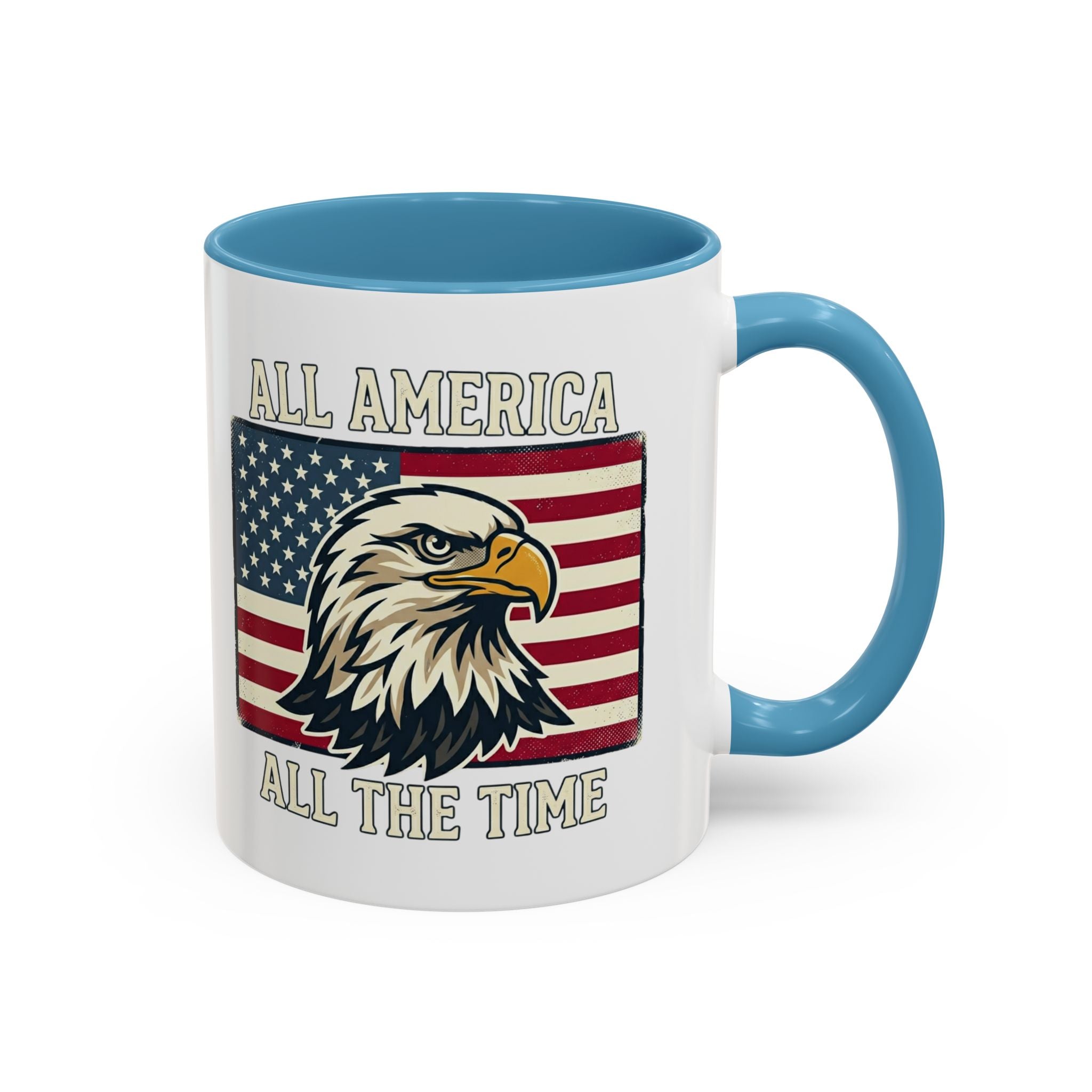 All America Eagle Coffee Mug — Patriotic 11oz Accent Mug