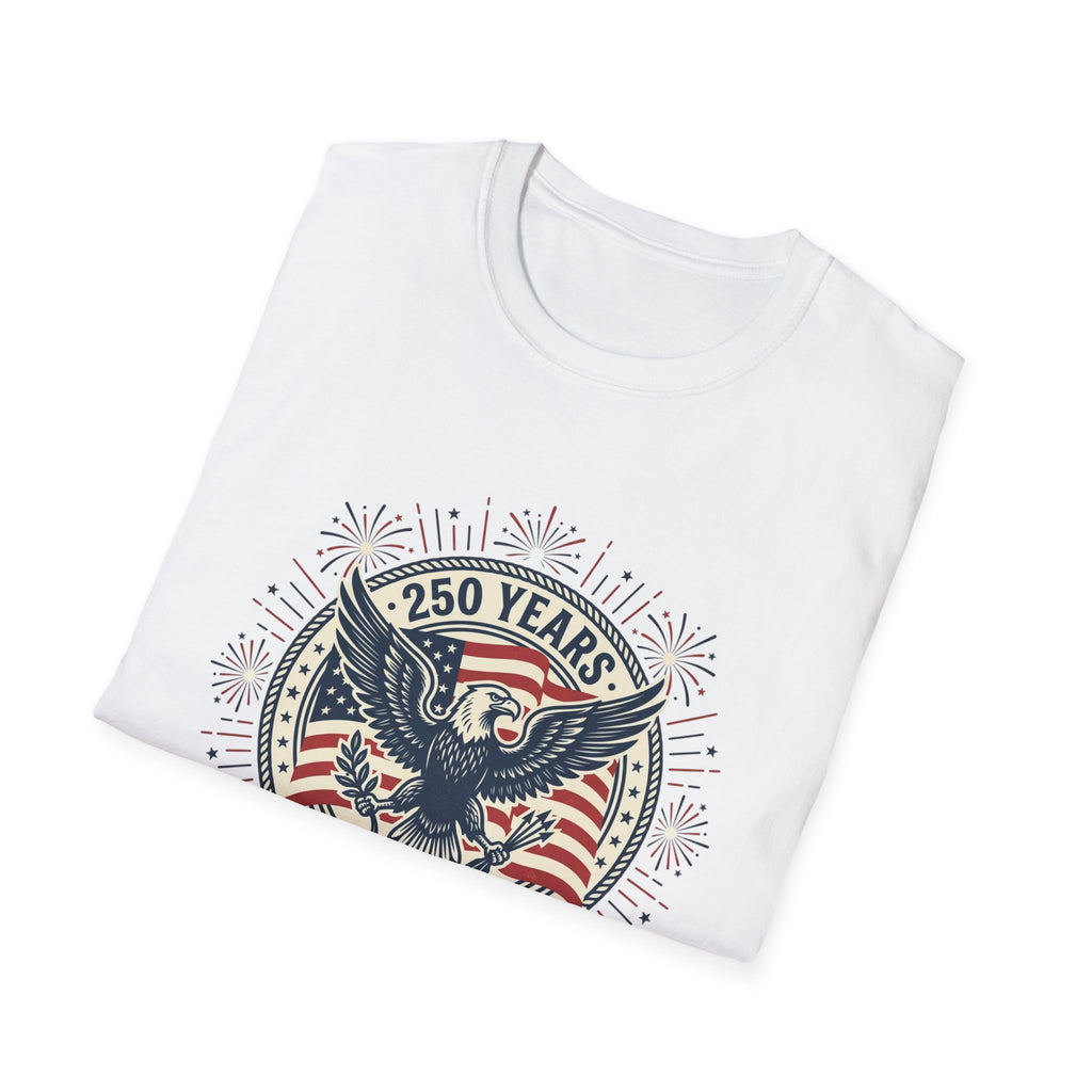 250 Years 1776–2026 Eagle T-Shirt — Patriotic American Independence Shirt