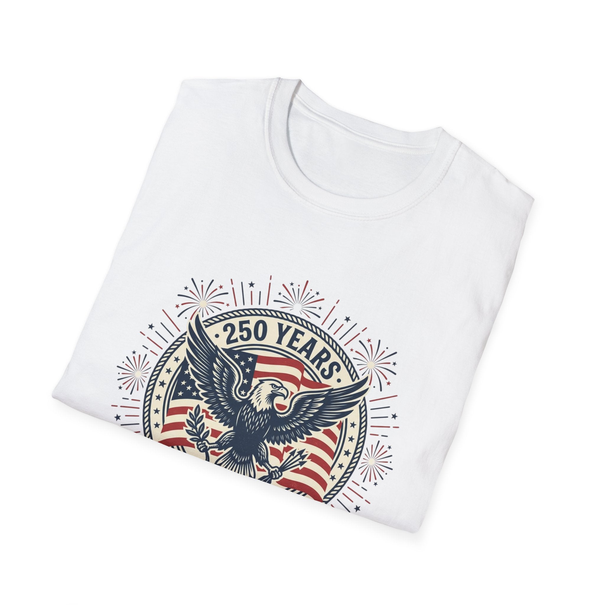 250 Years 1776–2026 Eagle T-Shirt — Patriotic American Independence Shirt