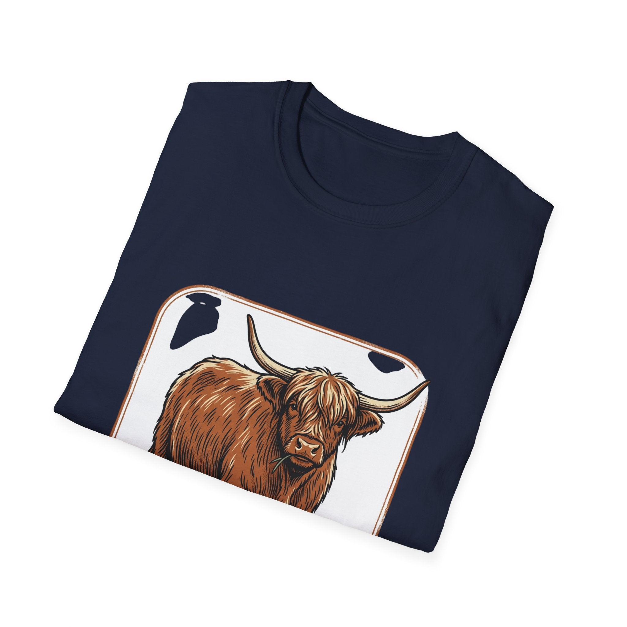 Highland Cow T-Shirt — Rustic Scottish Cattle Tee