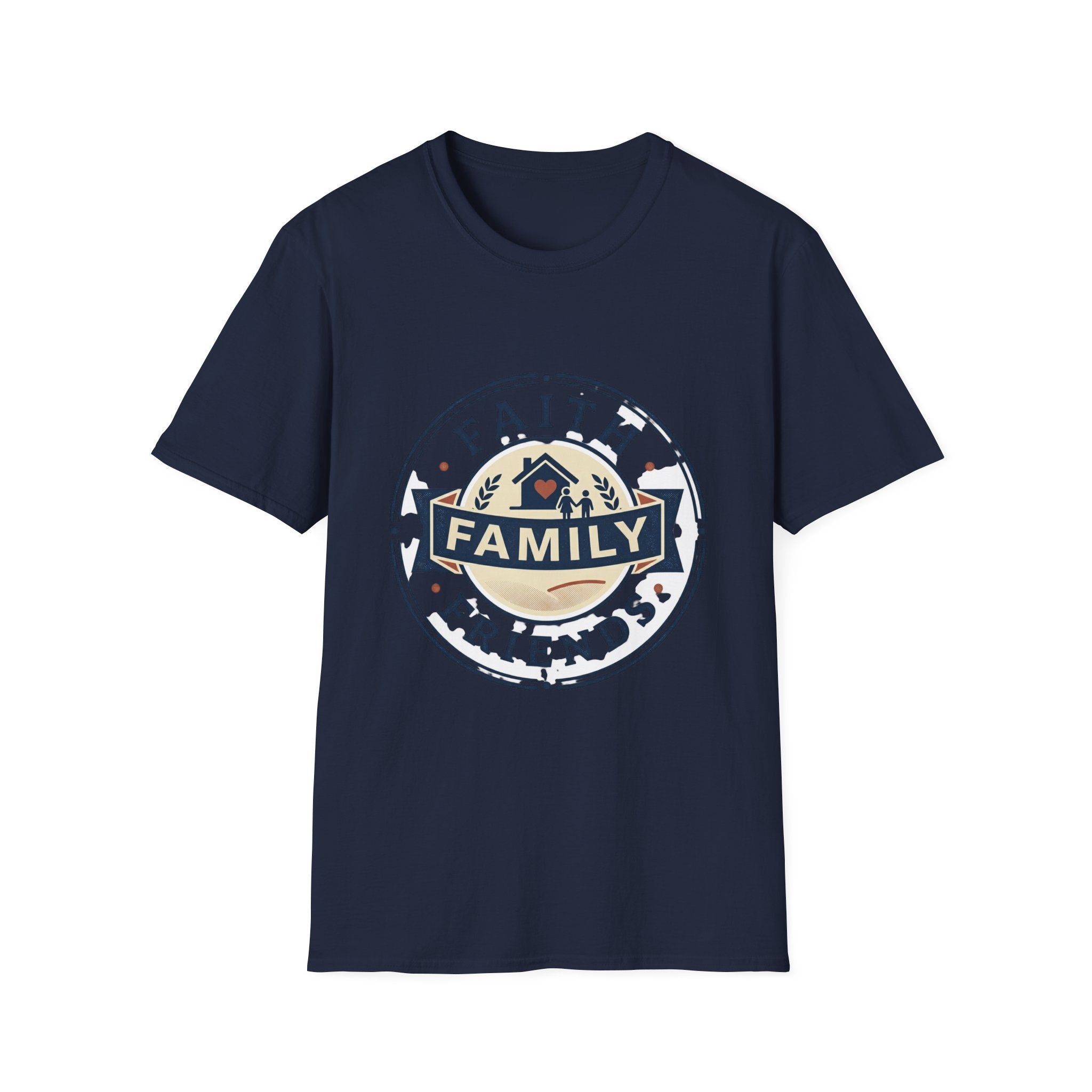 Faith, Family & Friends T-Shirt — Inspirational Christian Family Tee