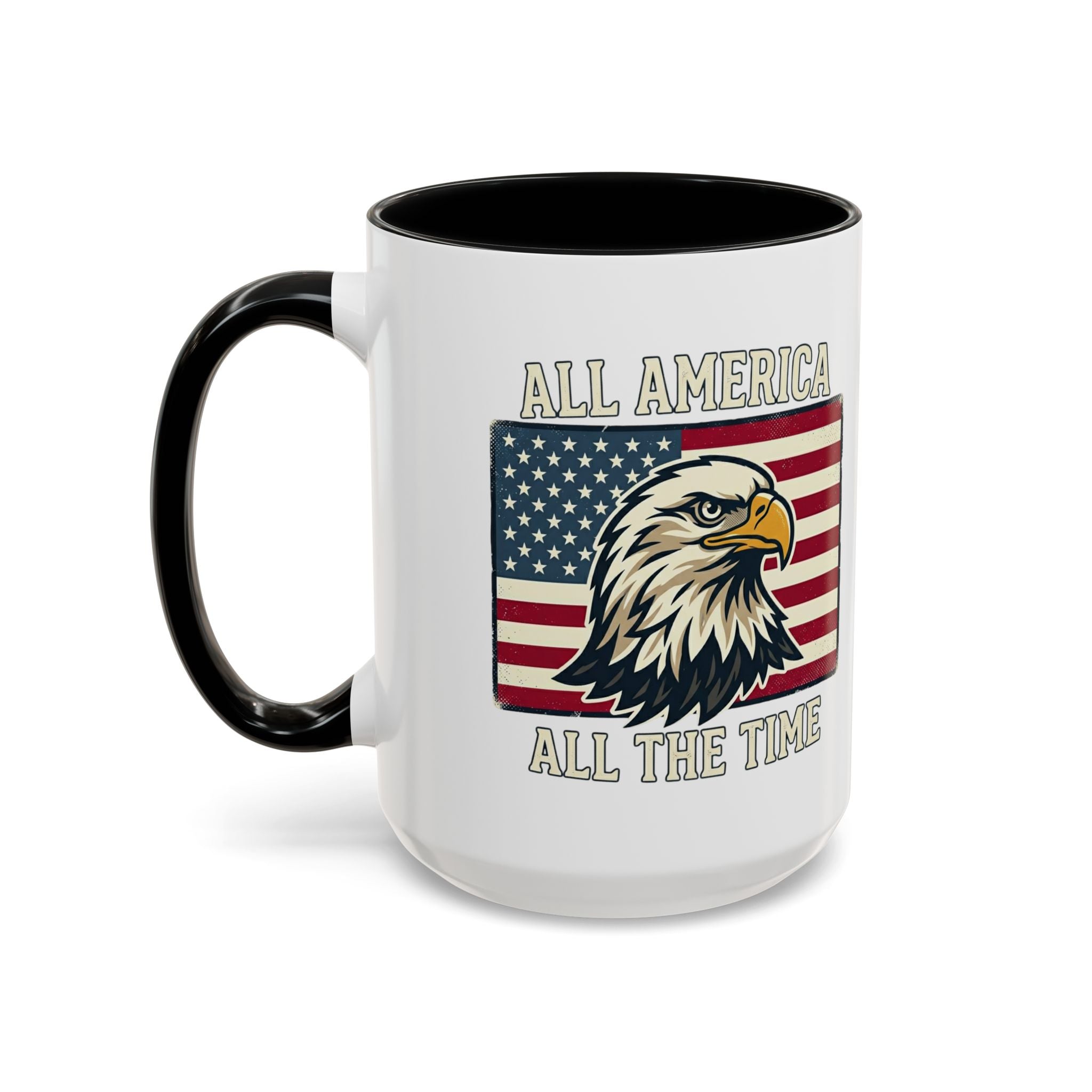 All America Eagle Coffee Mug — Patriotic 11oz Accent Mug