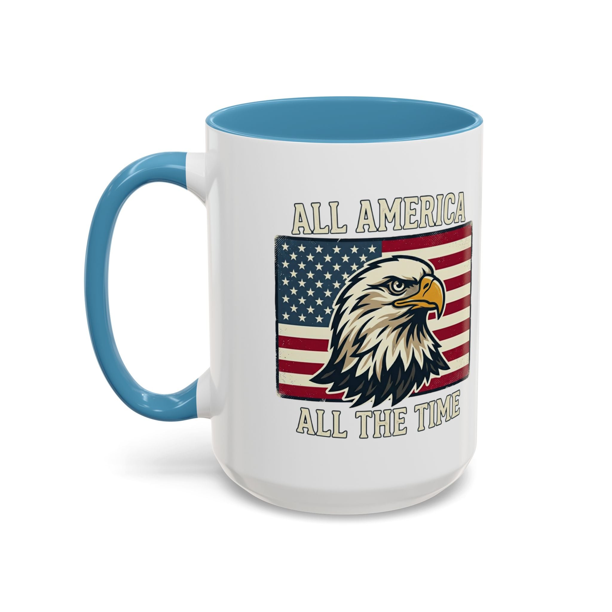 All America Eagle Coffee Mug — Patriotic 11oz Accent Mug