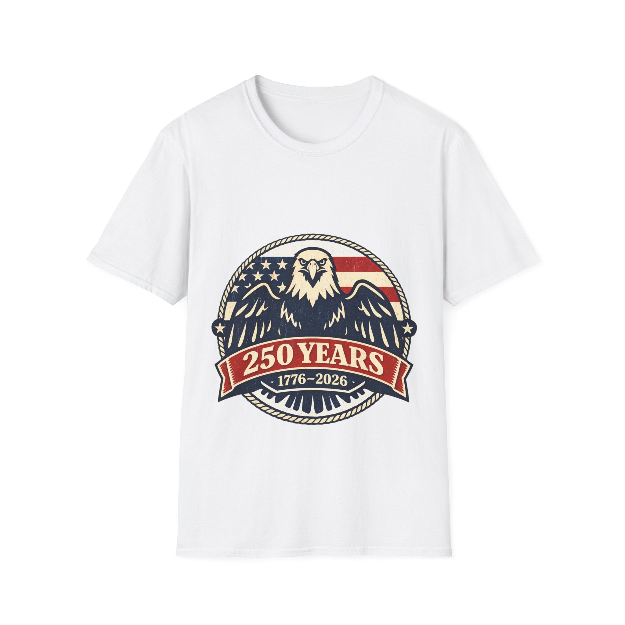 250 Years Eagle T-Shirt – 1776–2026 American Anniversary Patriotic Tee