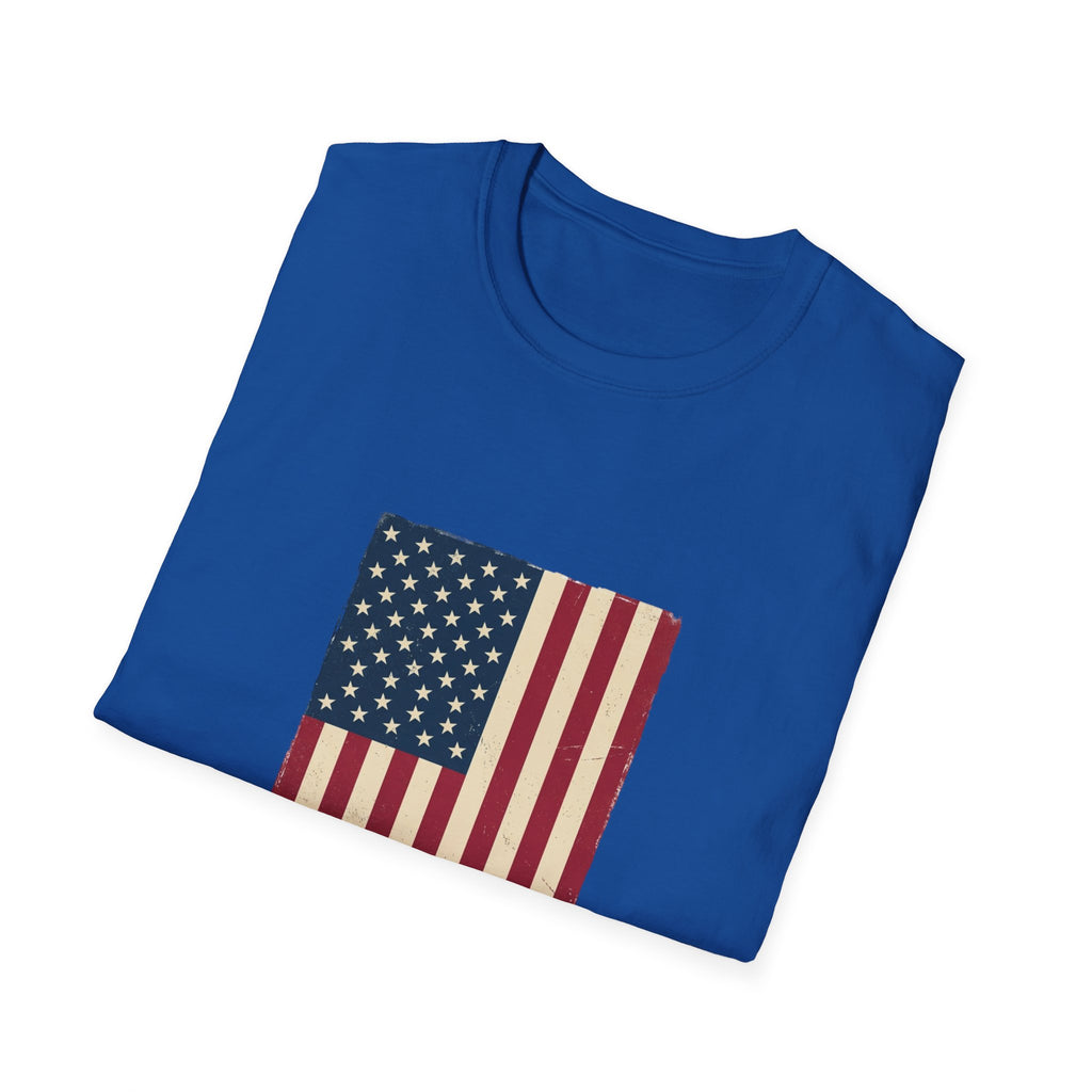Freedom Isn't Free T-Shirt — Distressed American Flag Patriotic Tee