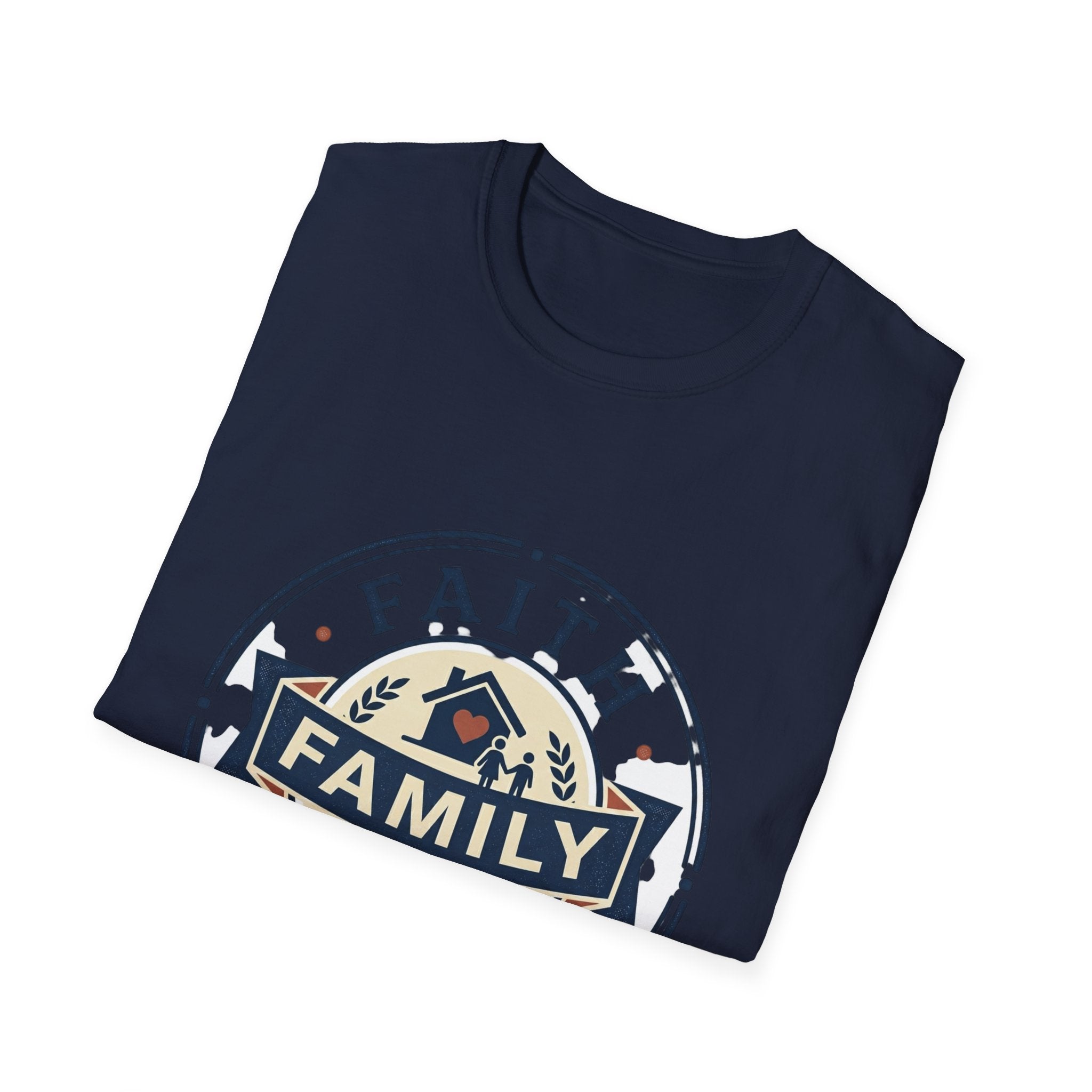 Faith, Family & Friends T-Shirt — Inspirational Christian Family Tee