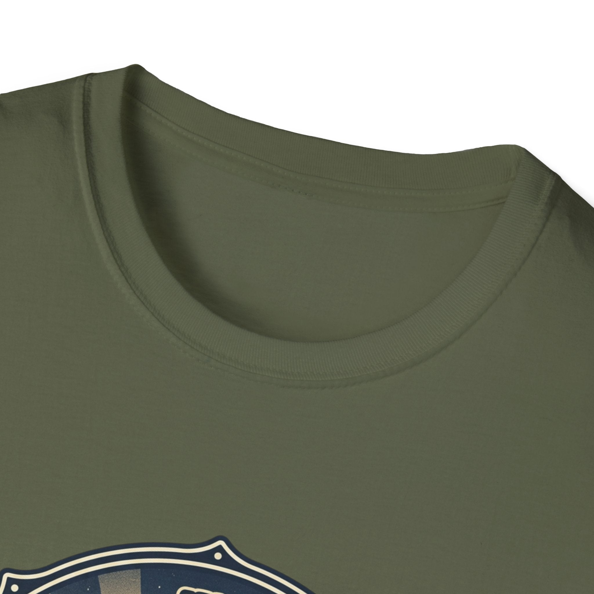 Christian T-Shirt — "Thankful God Is In Control" Cross Design