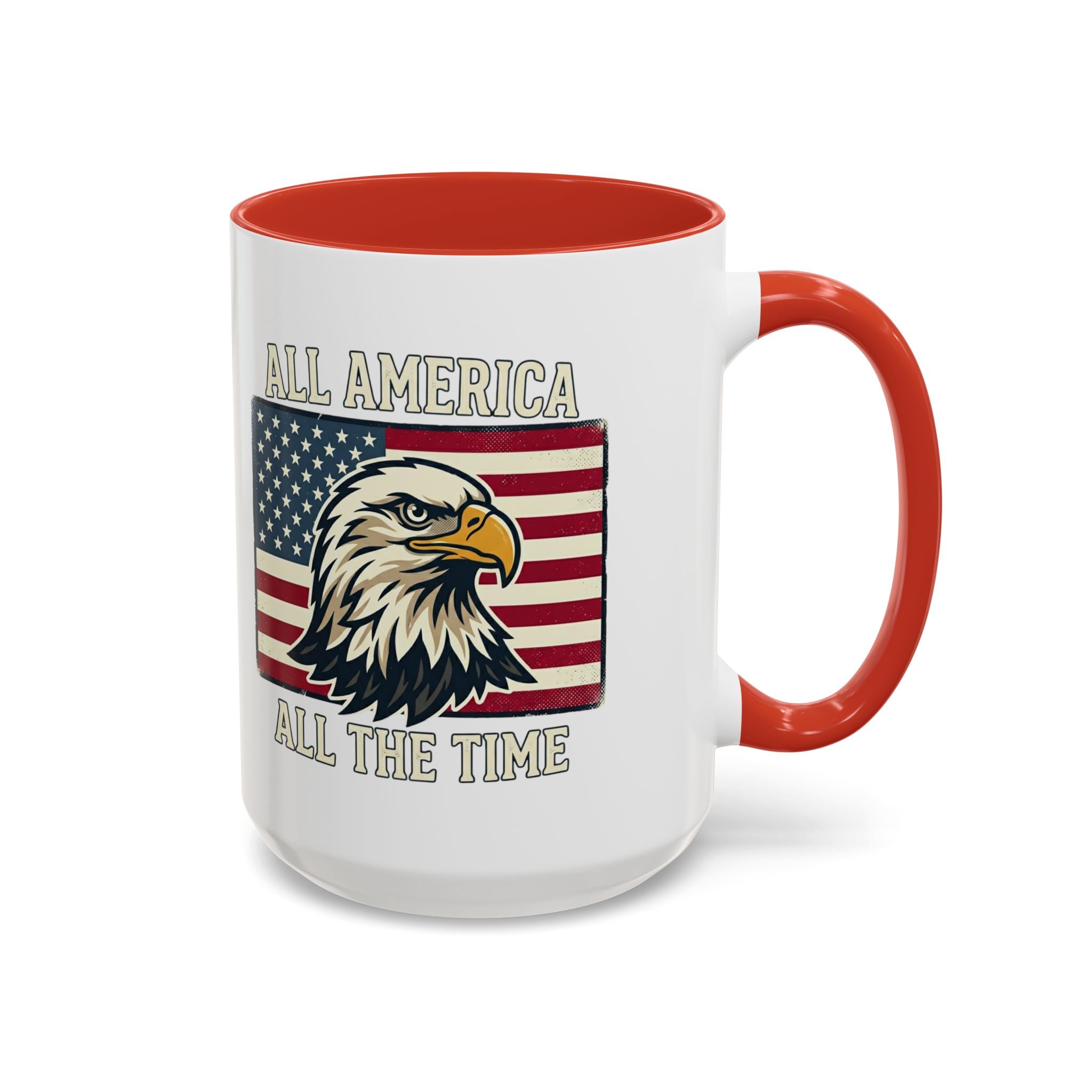 All America Eagle Coffee Mug — Patriotic 11oz Accent Mug