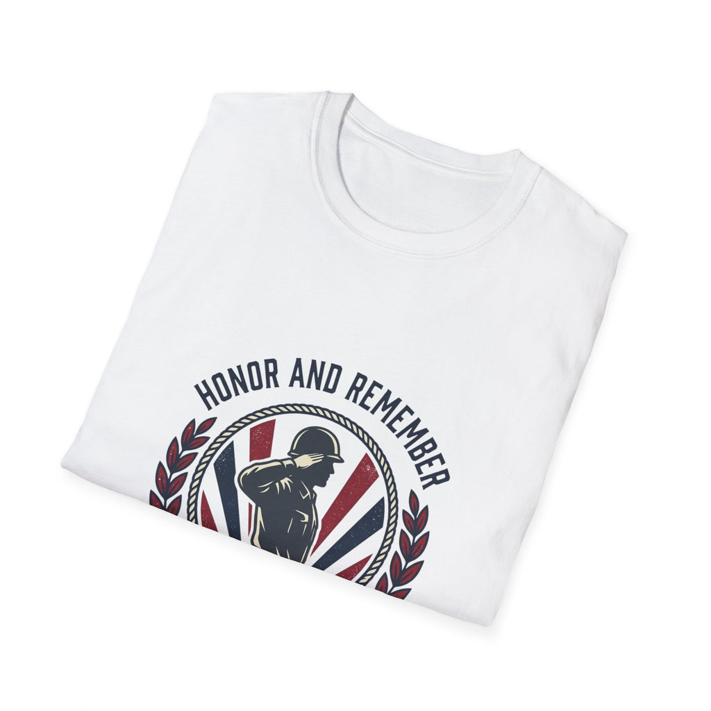 Veterans Tribute T-Shirt — "Honor and Remember" Memorial Tee