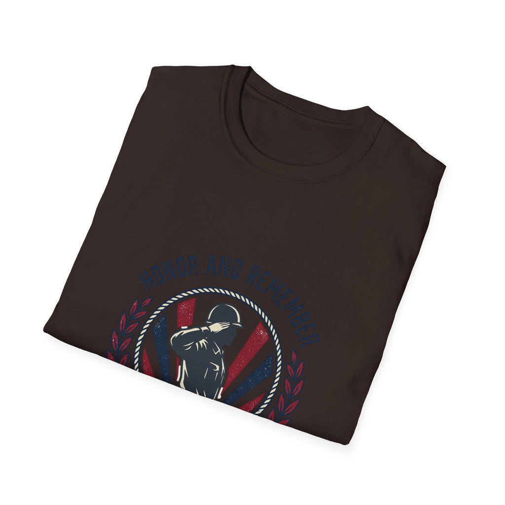 Veterans Tribute T-Shirt — "Honor and Remember" Memorial Tee