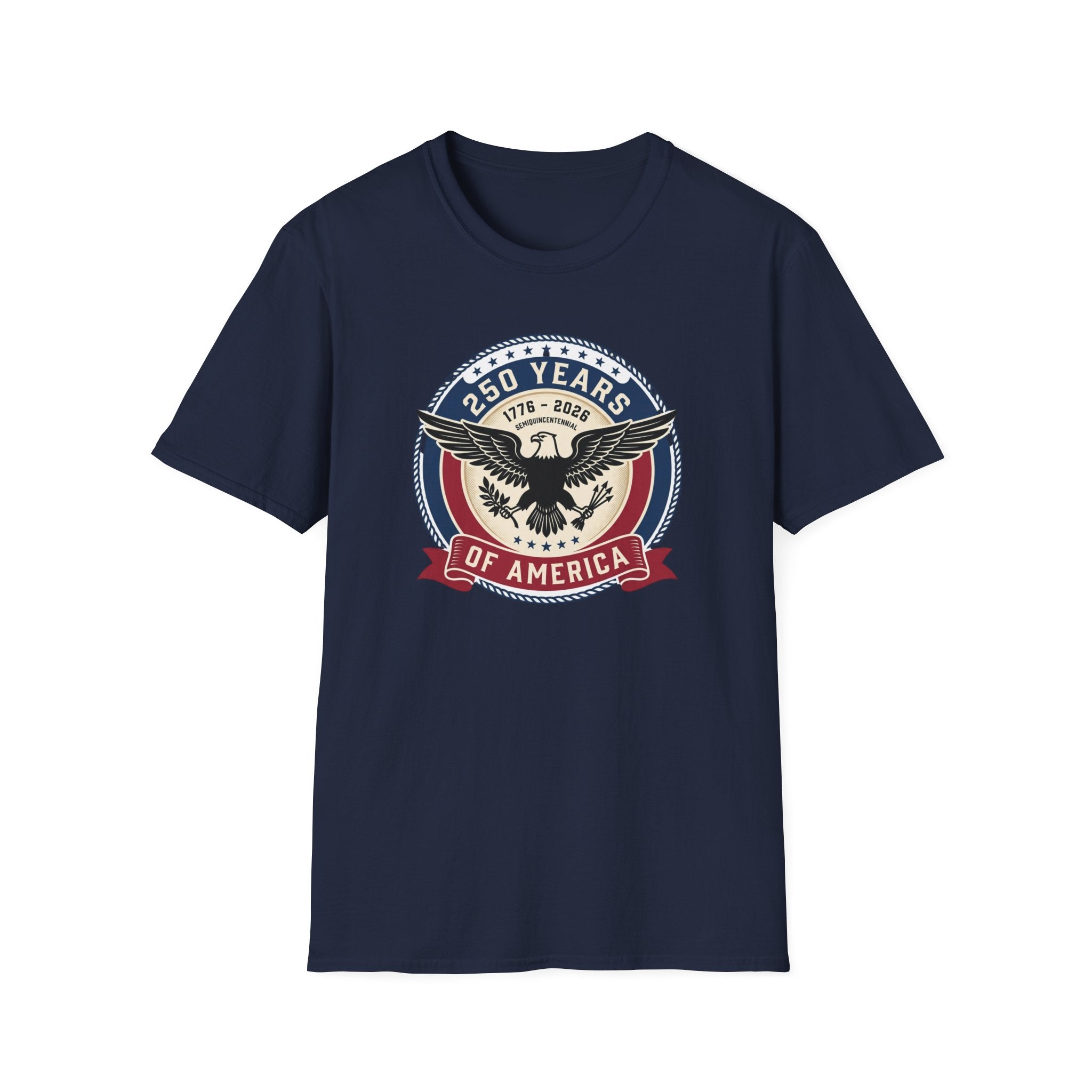 250 Years of America Eagle T-Shirt — 1776–2026 Patriotic Anniversary Tee