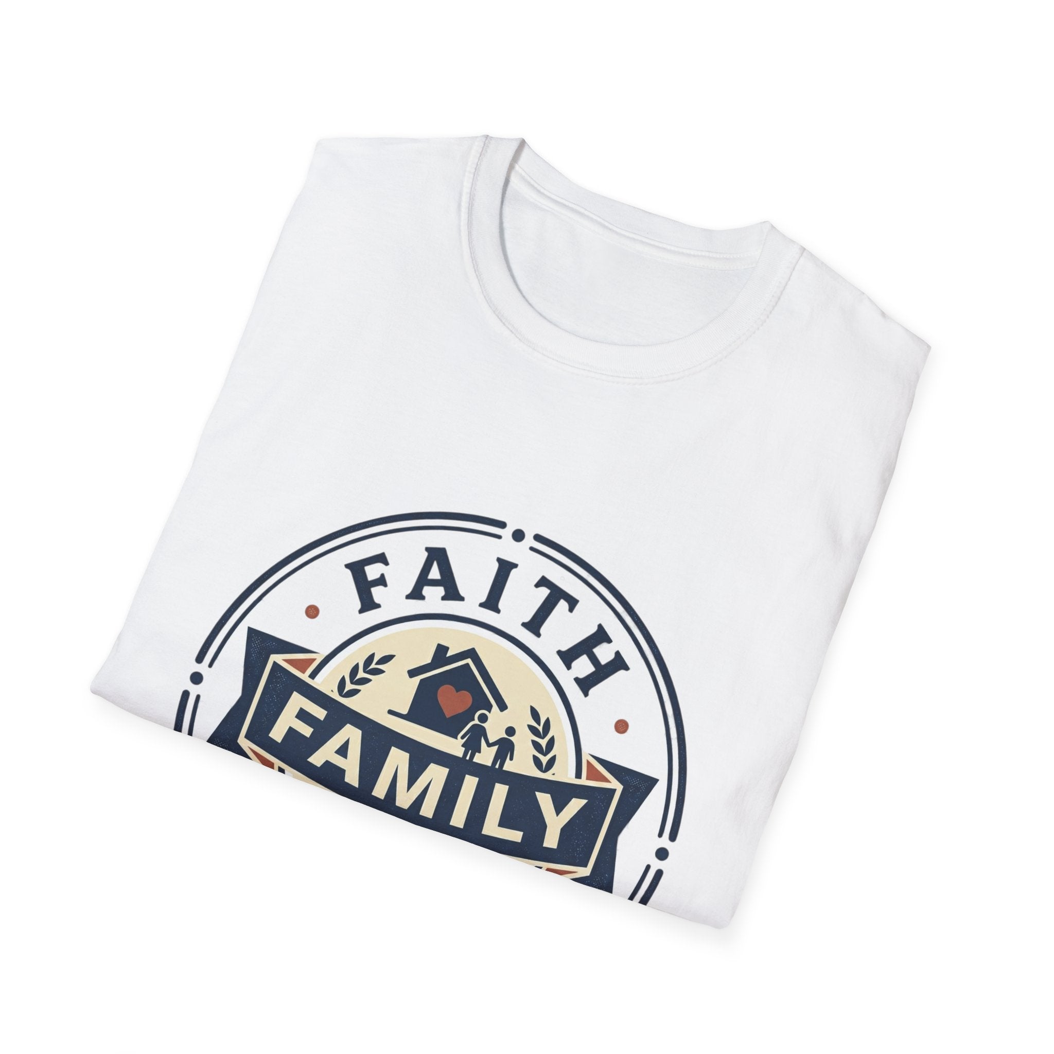 Faith, Family & Friends T-Shirt — Inspirational Christian Family Tee