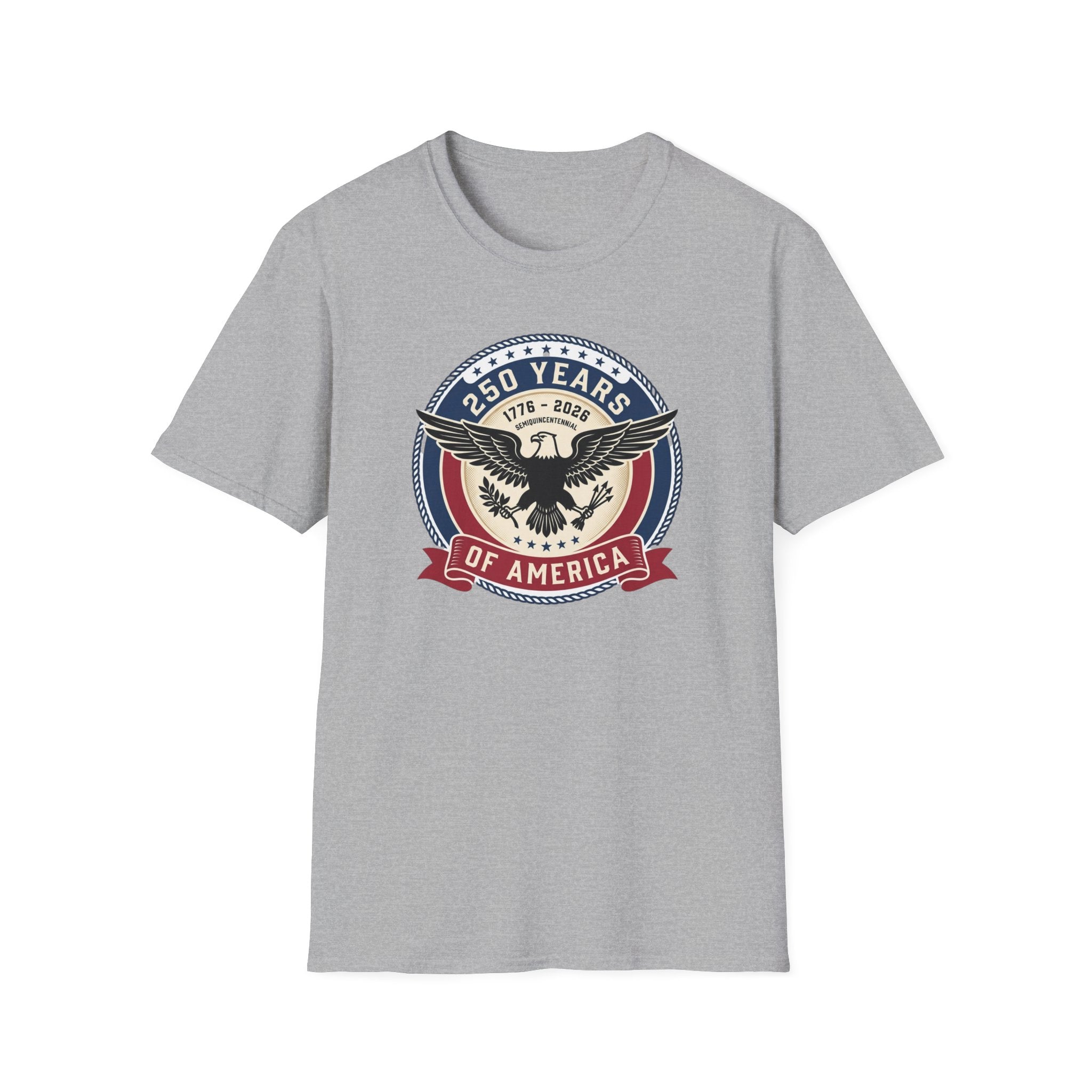 250 Years of America Eagle T-Shirt — 1776–2026 Patriotic Anniversary Tee