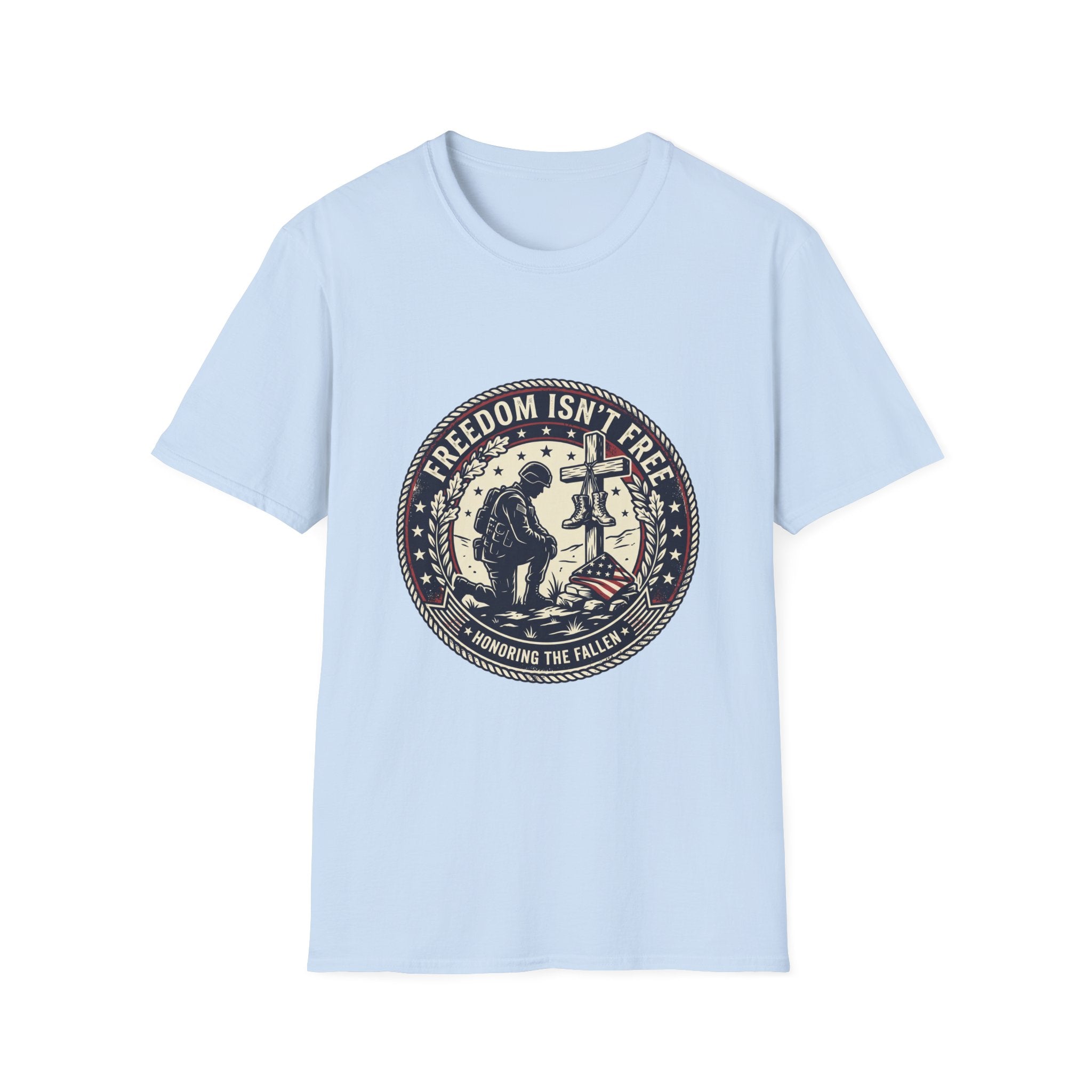 Freedom Isn't Free Memorial T-Shirt — Honoring the Fallen Military Tee