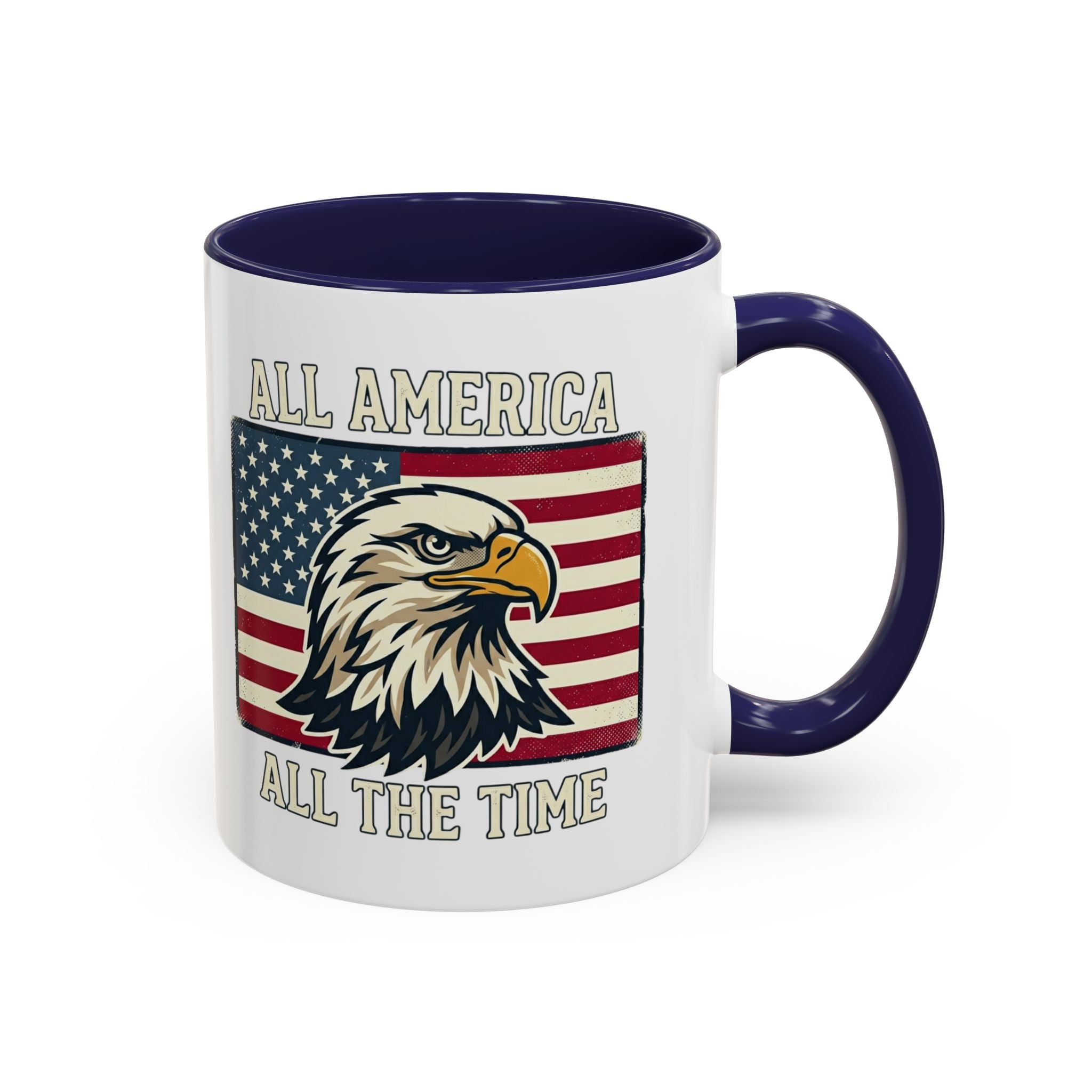 All America Eagle Coffee Mug — Patriotic 11oz Accent Mug