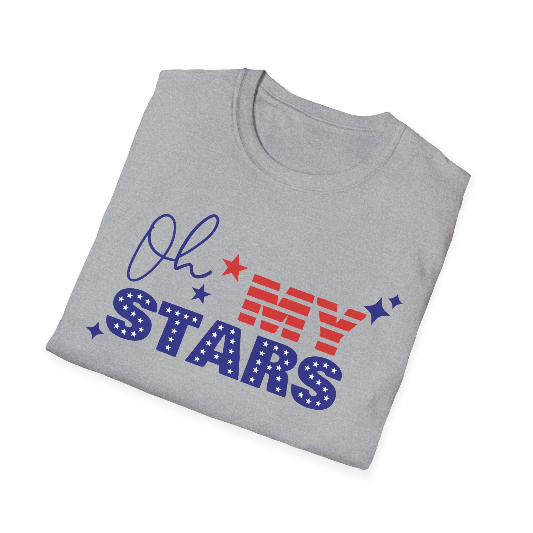Oh My Stars T-Shirt – Patriotic 4th of July Graphic Tee