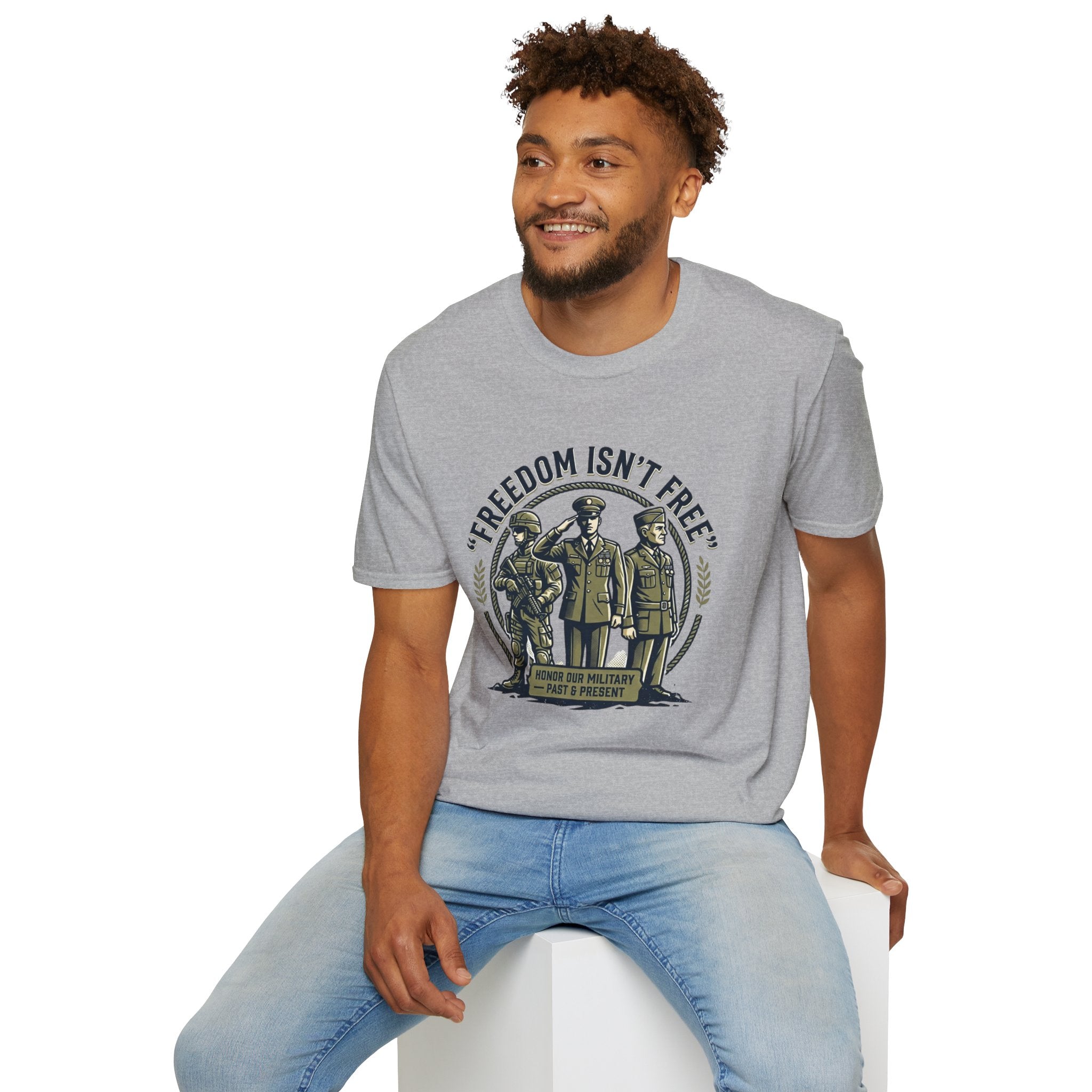 Freedom Isn't Free Military Tribute T-Shirt