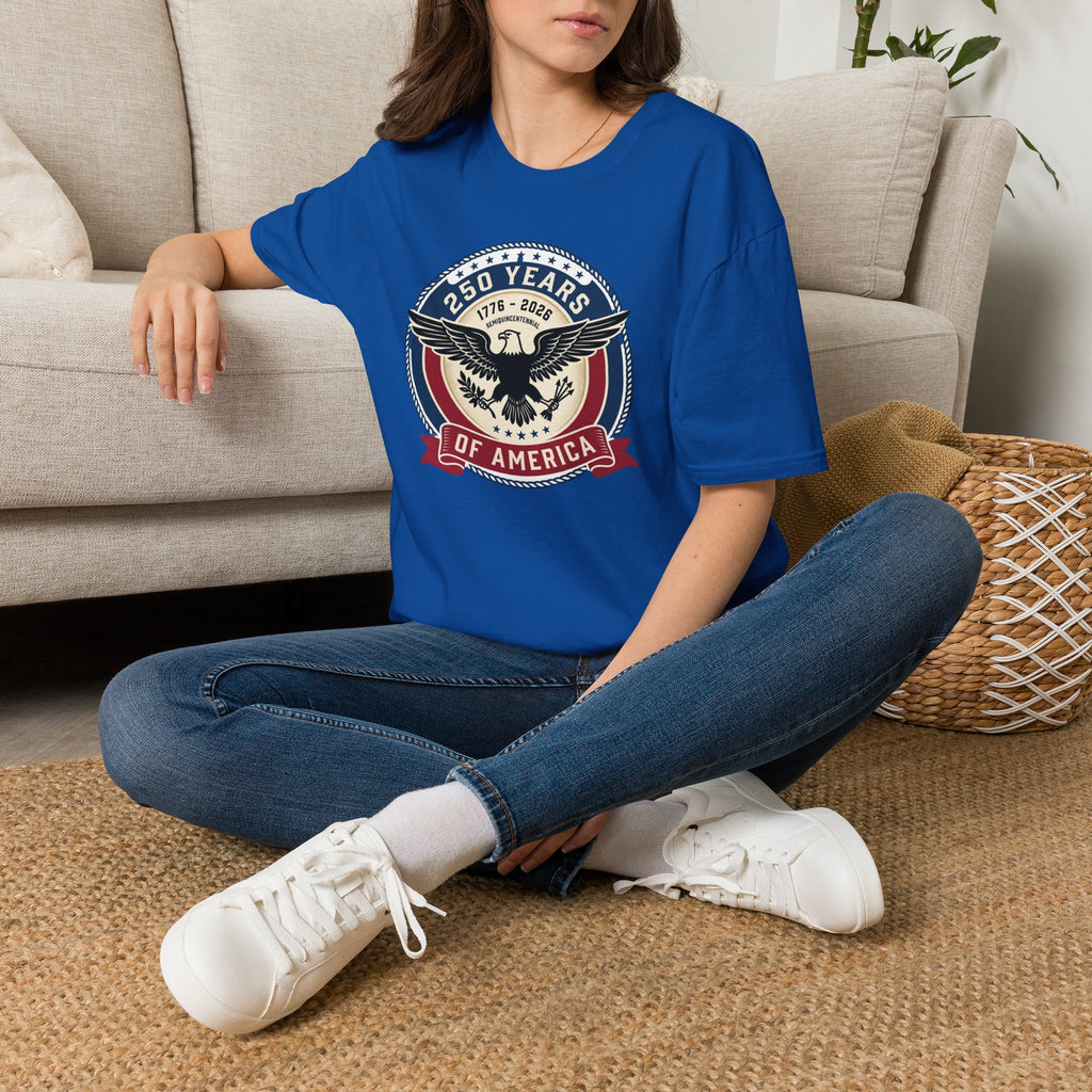 250 Years of America Eagle T-Shirt — 1776–2026 Patriotic Anniversary Tee