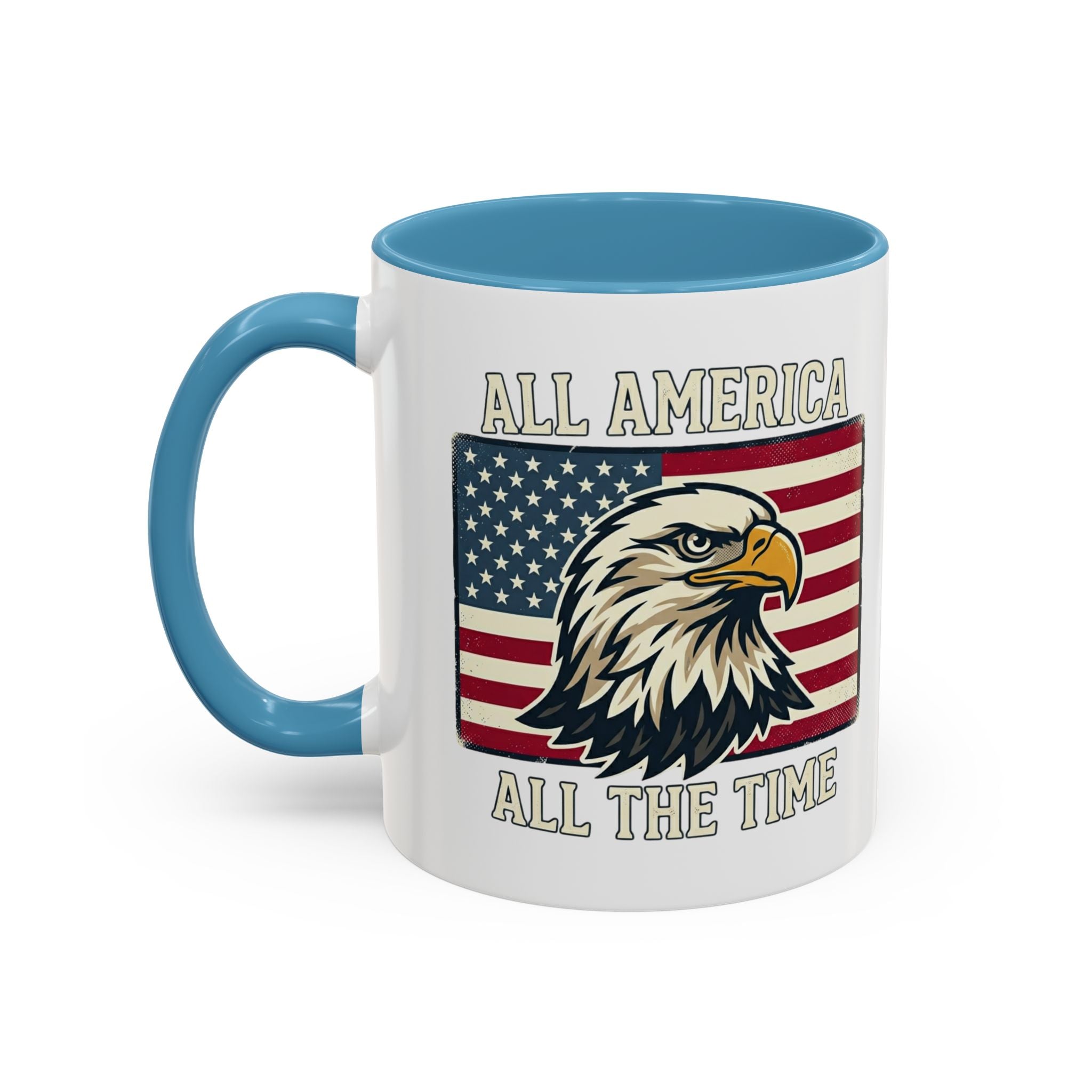 All America Eagle Coffee Mug — Patriotic 11oz Accent Mug