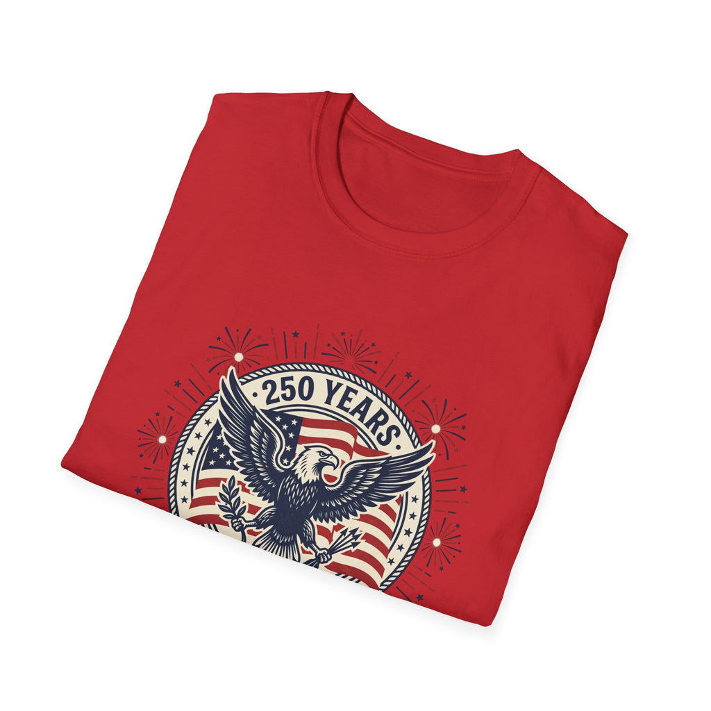 250 Years 1776–2026 Eagle T-Shirt — Patriotic American Independence Shirt