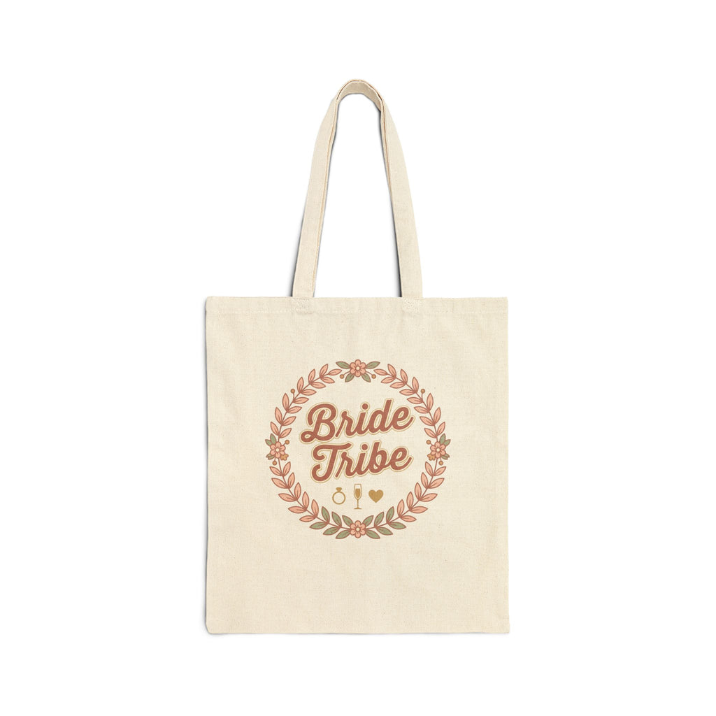 Bride Tribe Canvas Tote Bag — Bachelorette Party Gift & Bridal Shower Favor