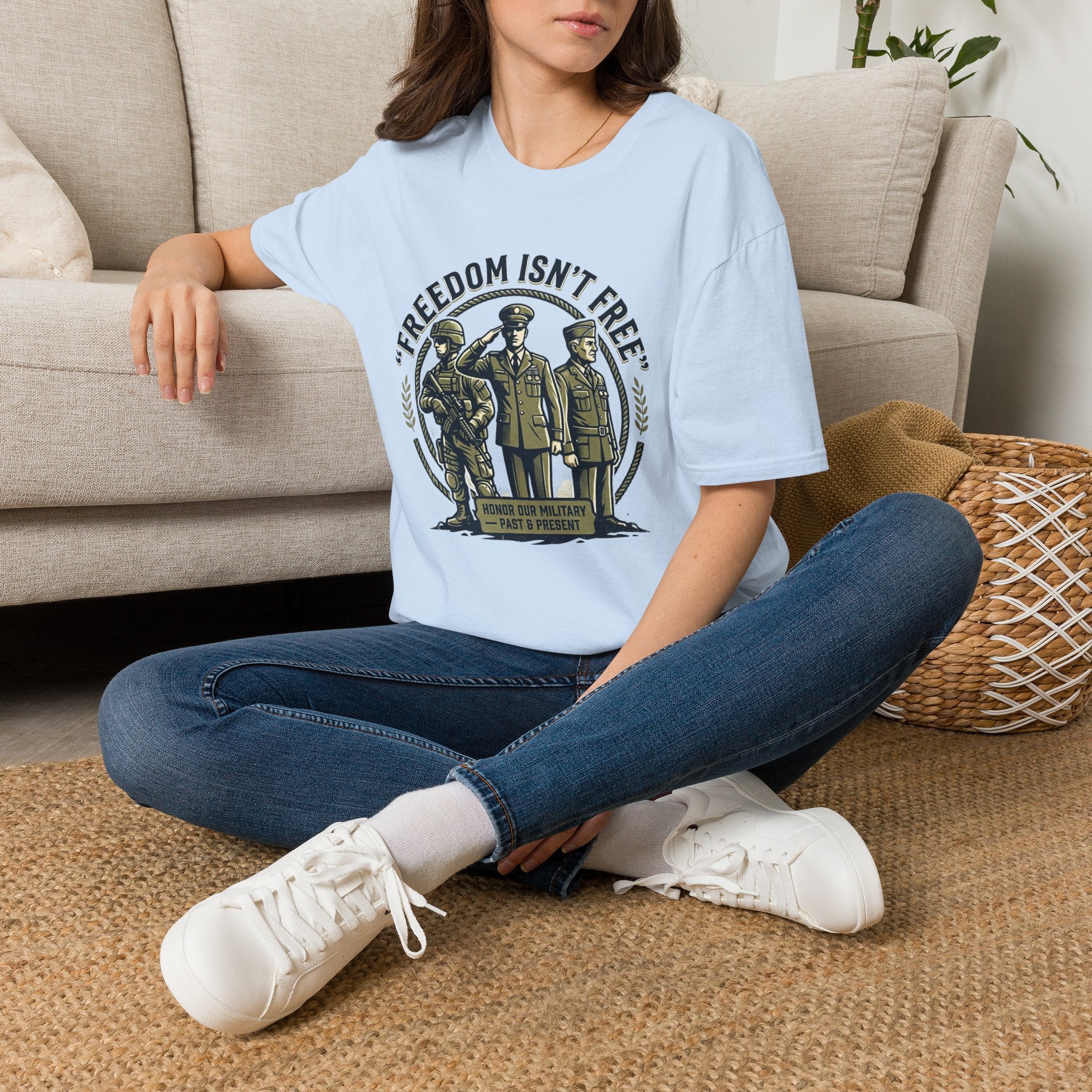 Freedom Isn't Free Military Tribute T-Shirt