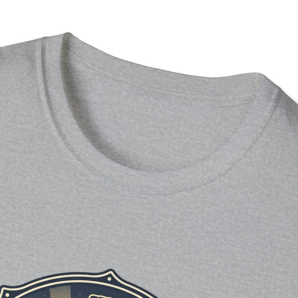 Christian T-Shirt — "Thankful God Is In Control" Cross Design