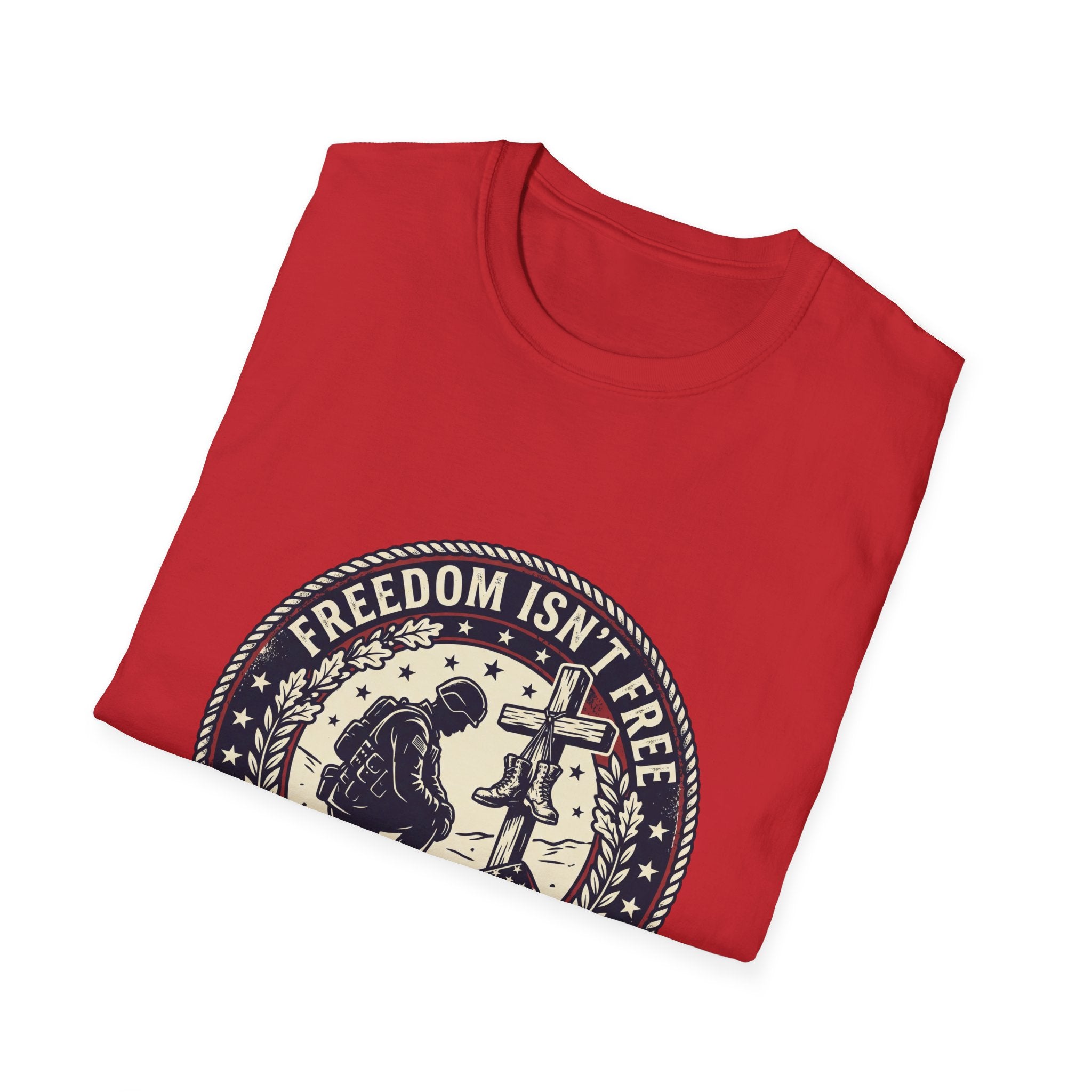 Freedom Isn't Free Memorial T-Shirt — Honoring the Fallen Military Tee